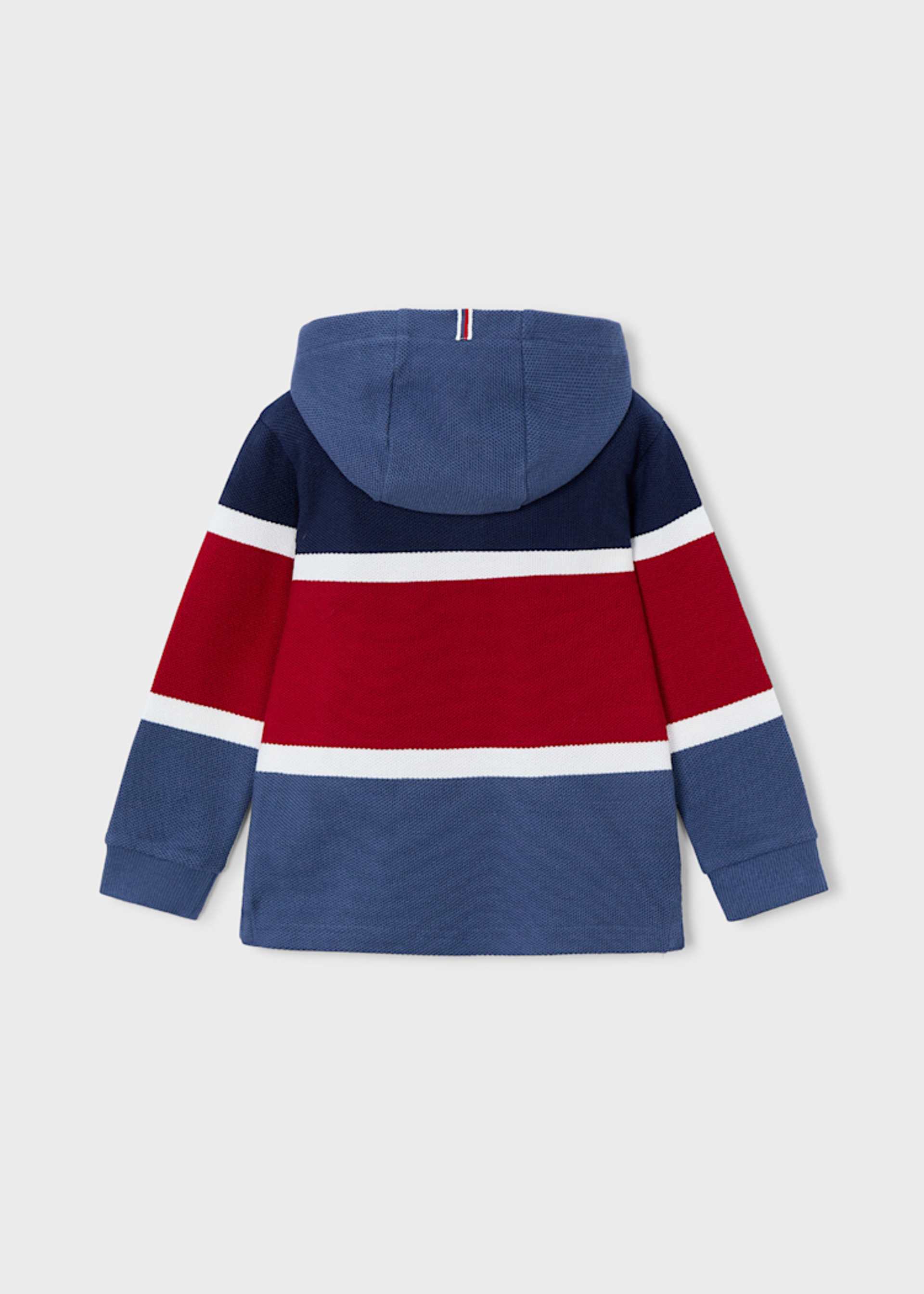 Polo avec capuche structure garçon