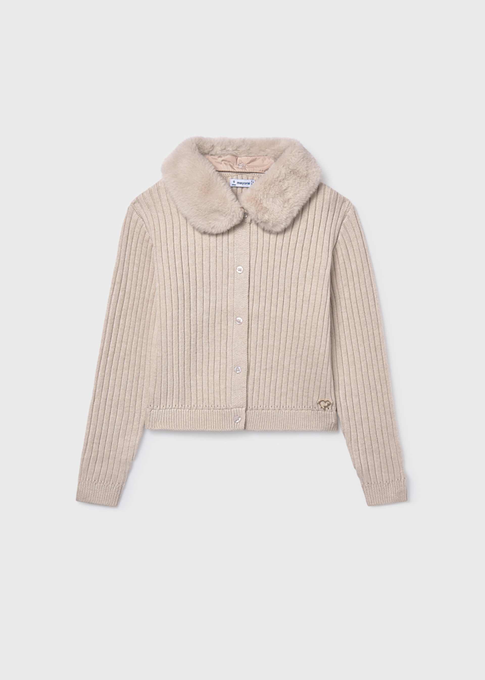 Rebeca tricot cuello pelo chica Rebeca tricot cuello pelo chica