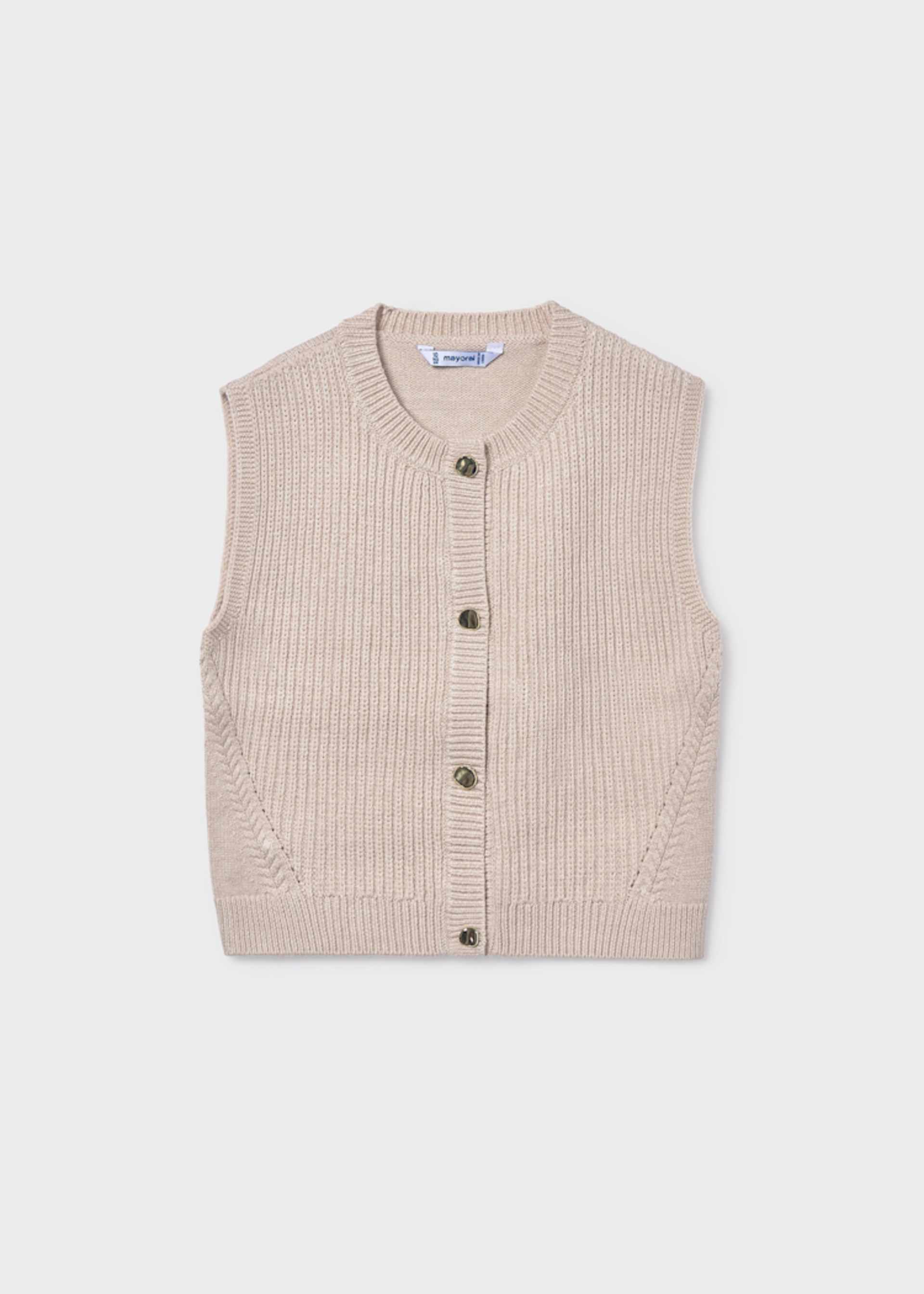 Girls buttoned vest