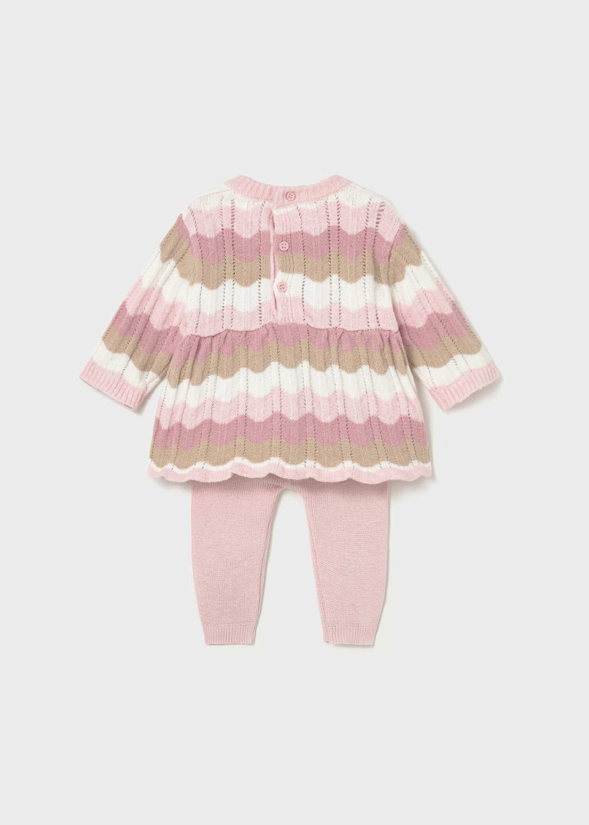 Conjunto pantalón y jersey estampado recién nacida