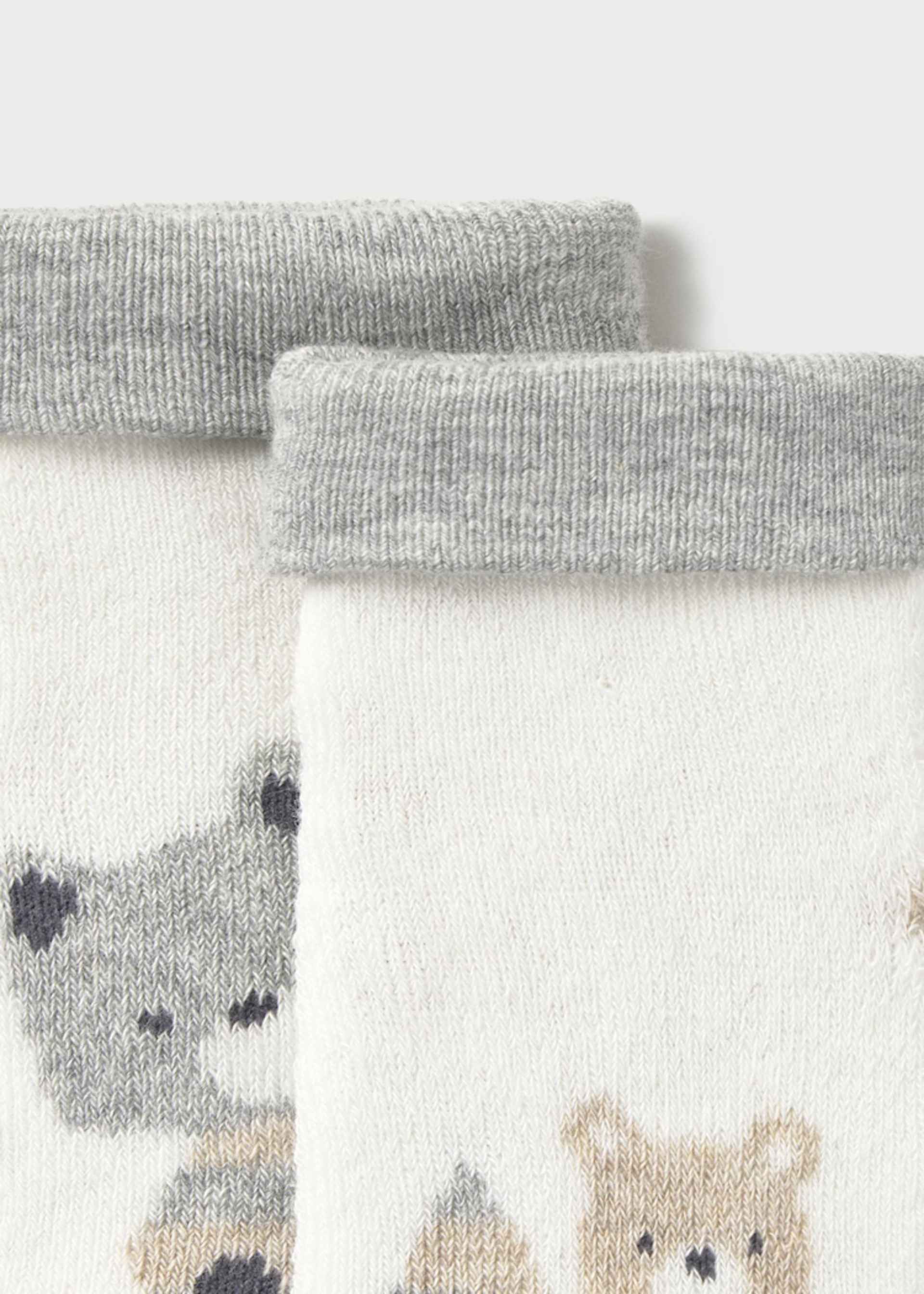 Chaussette antidérapante animaux nouveau-né