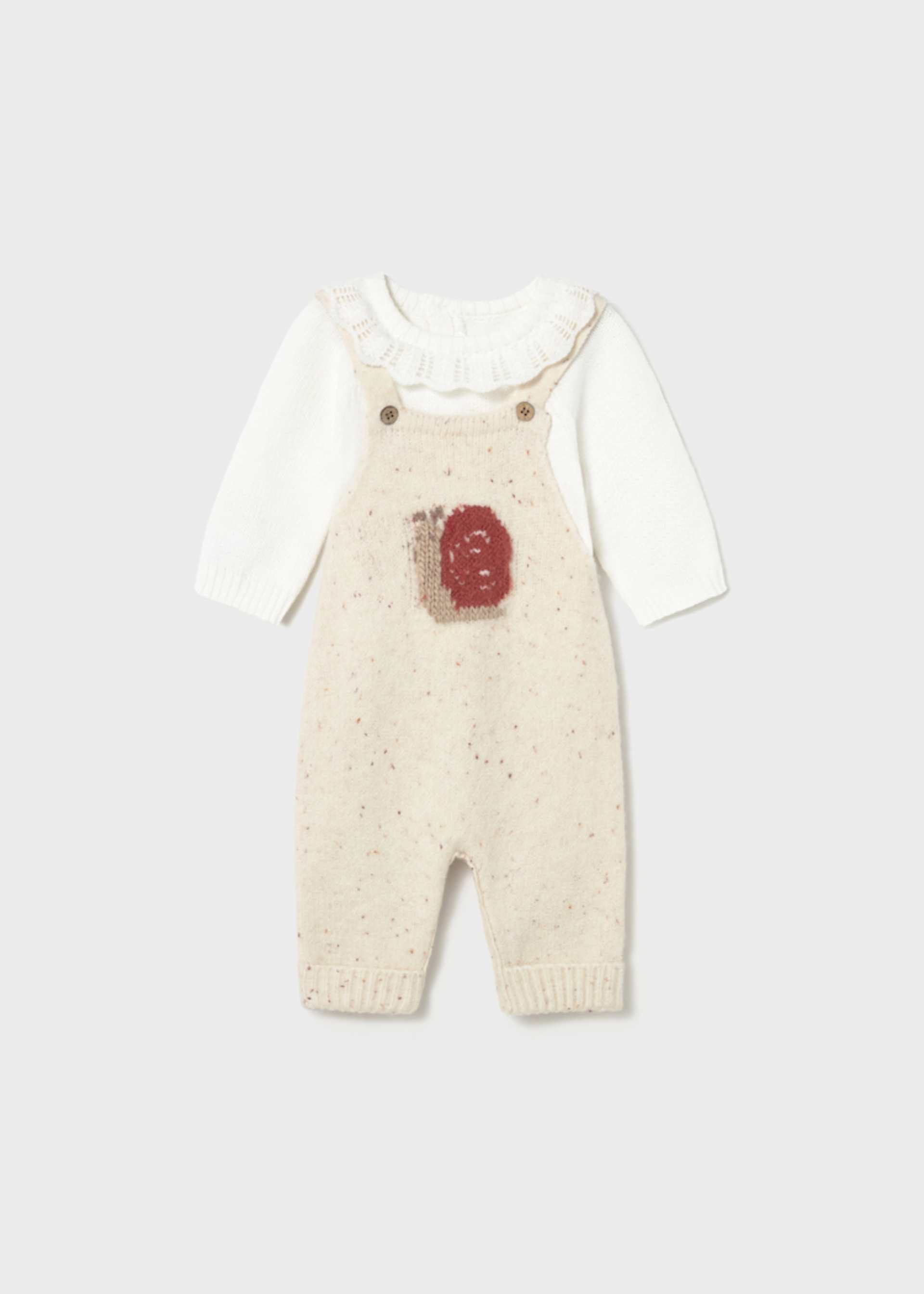 Set Latzhose und Pullover Neugeborene