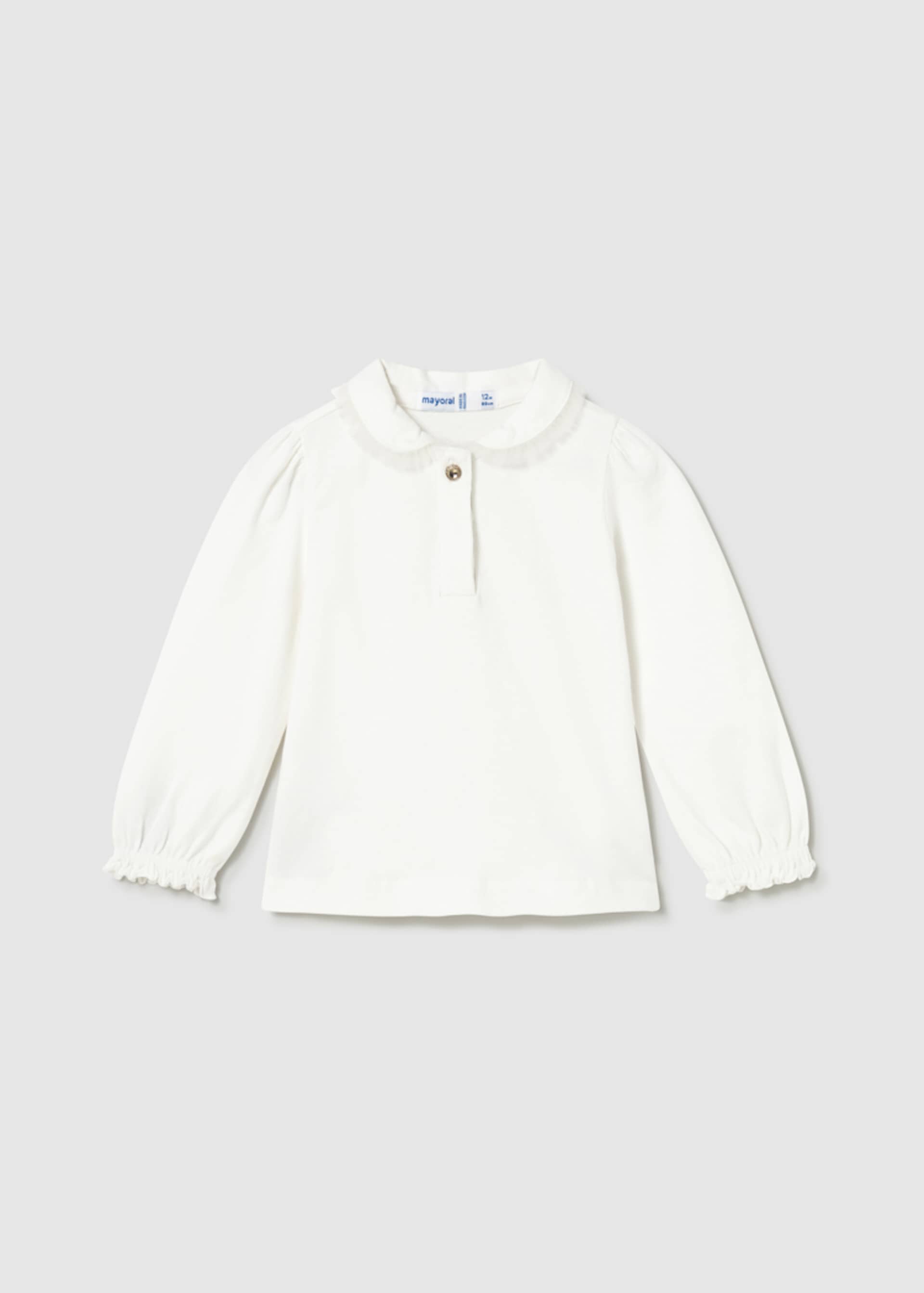 Baby long sleeved polo shirt