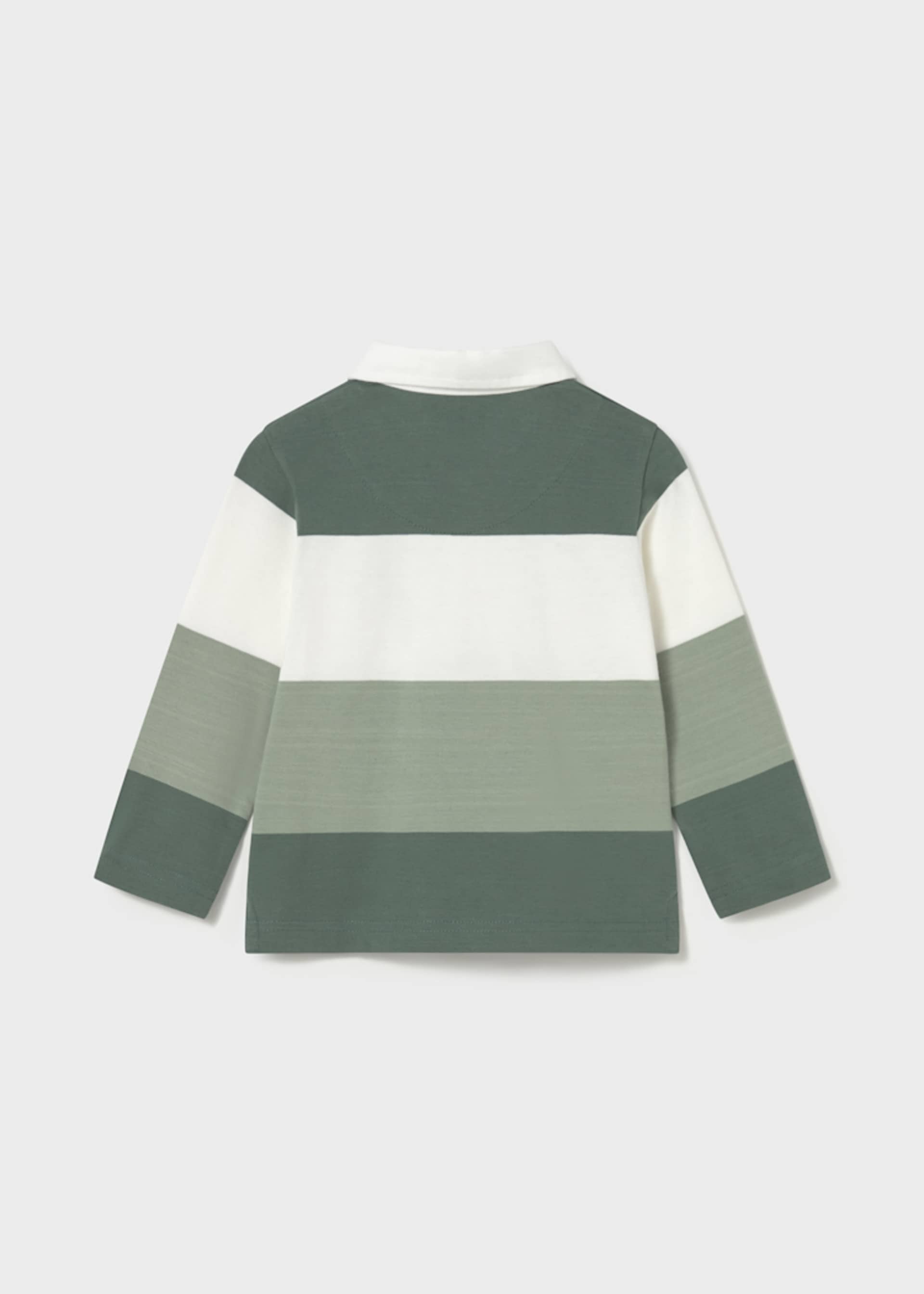 Poloshirt rugby Blockstreifen Baby