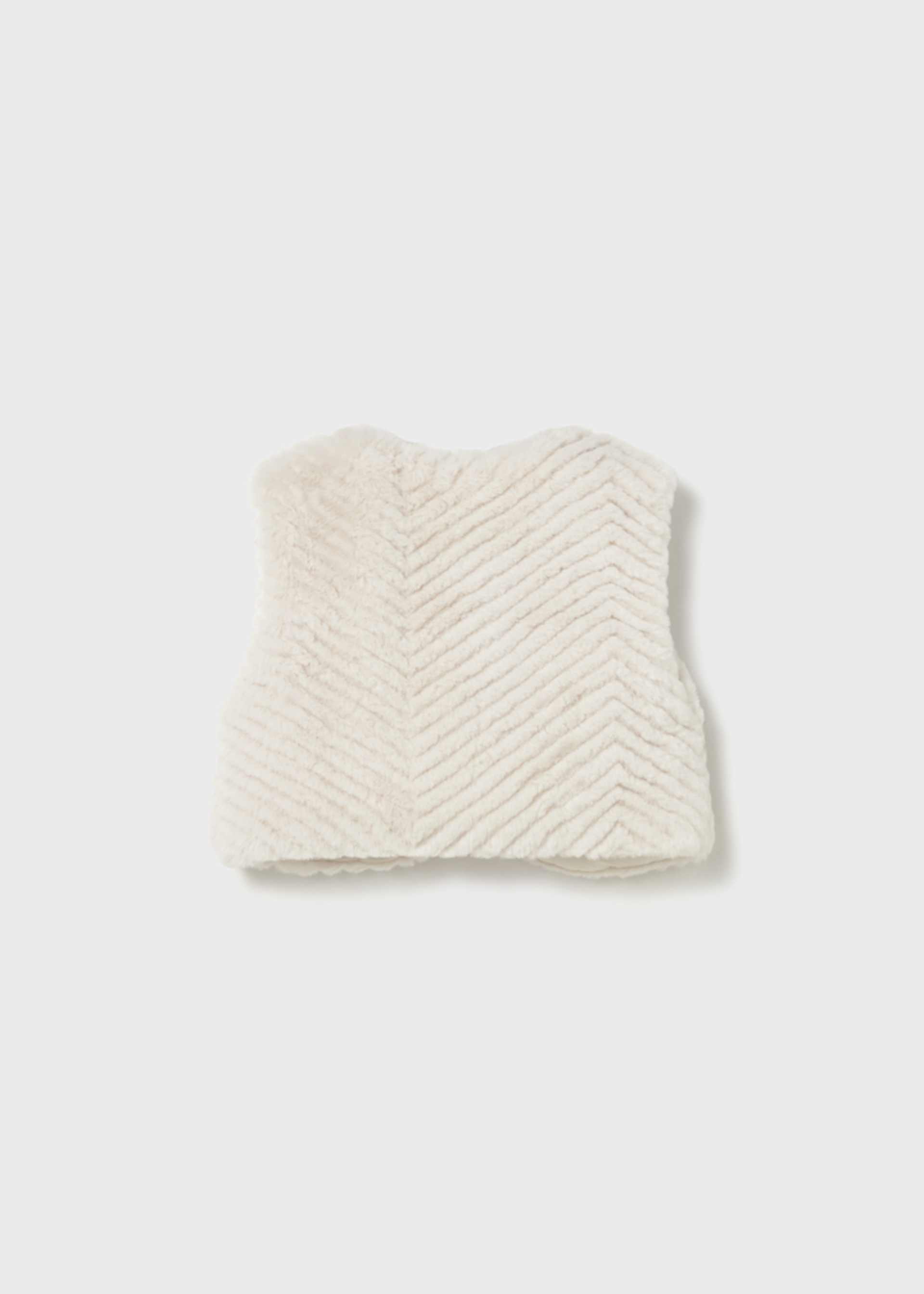 Gilet pelliccia morbida neonata