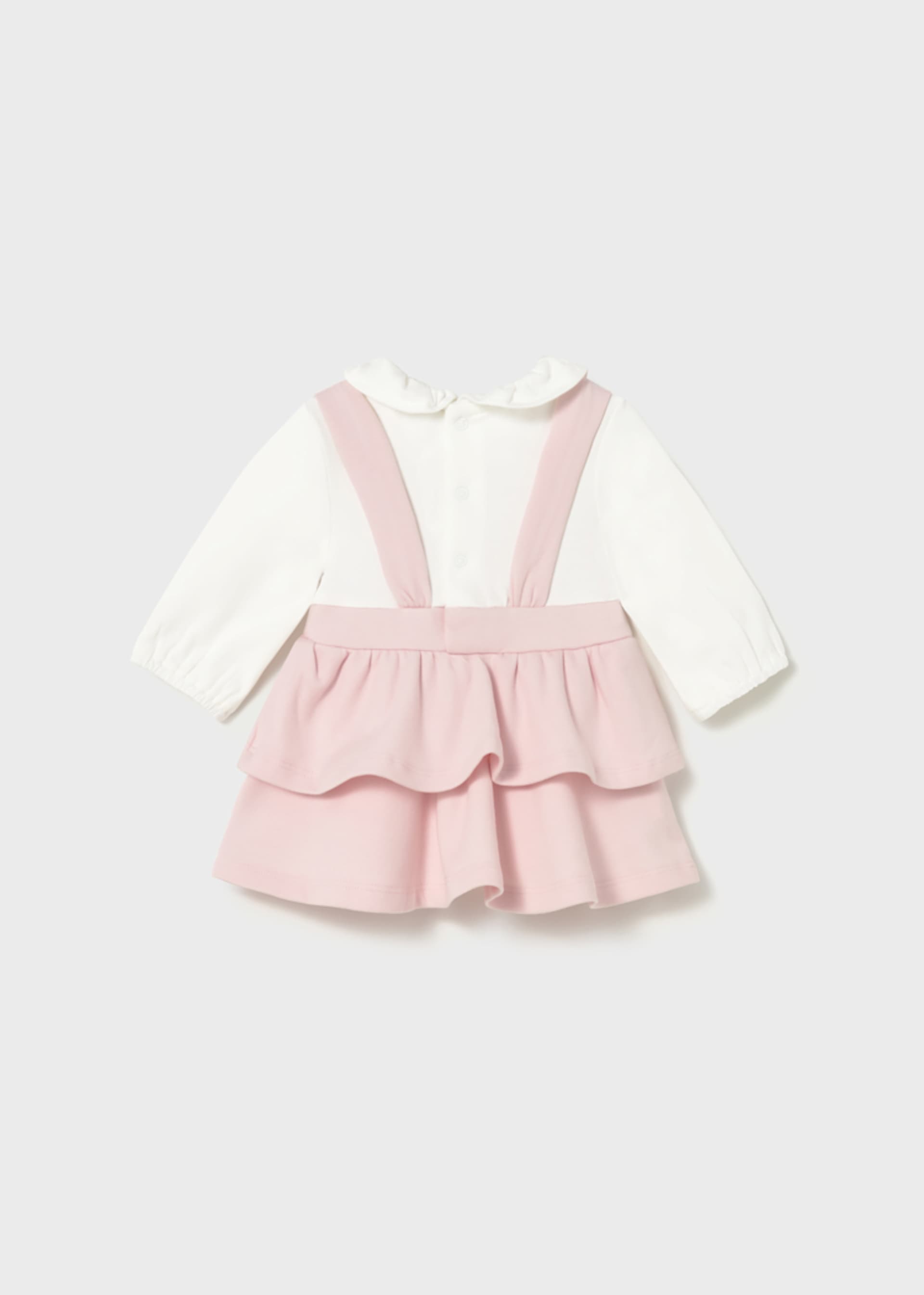 Newborn Girl Dungaree Dress