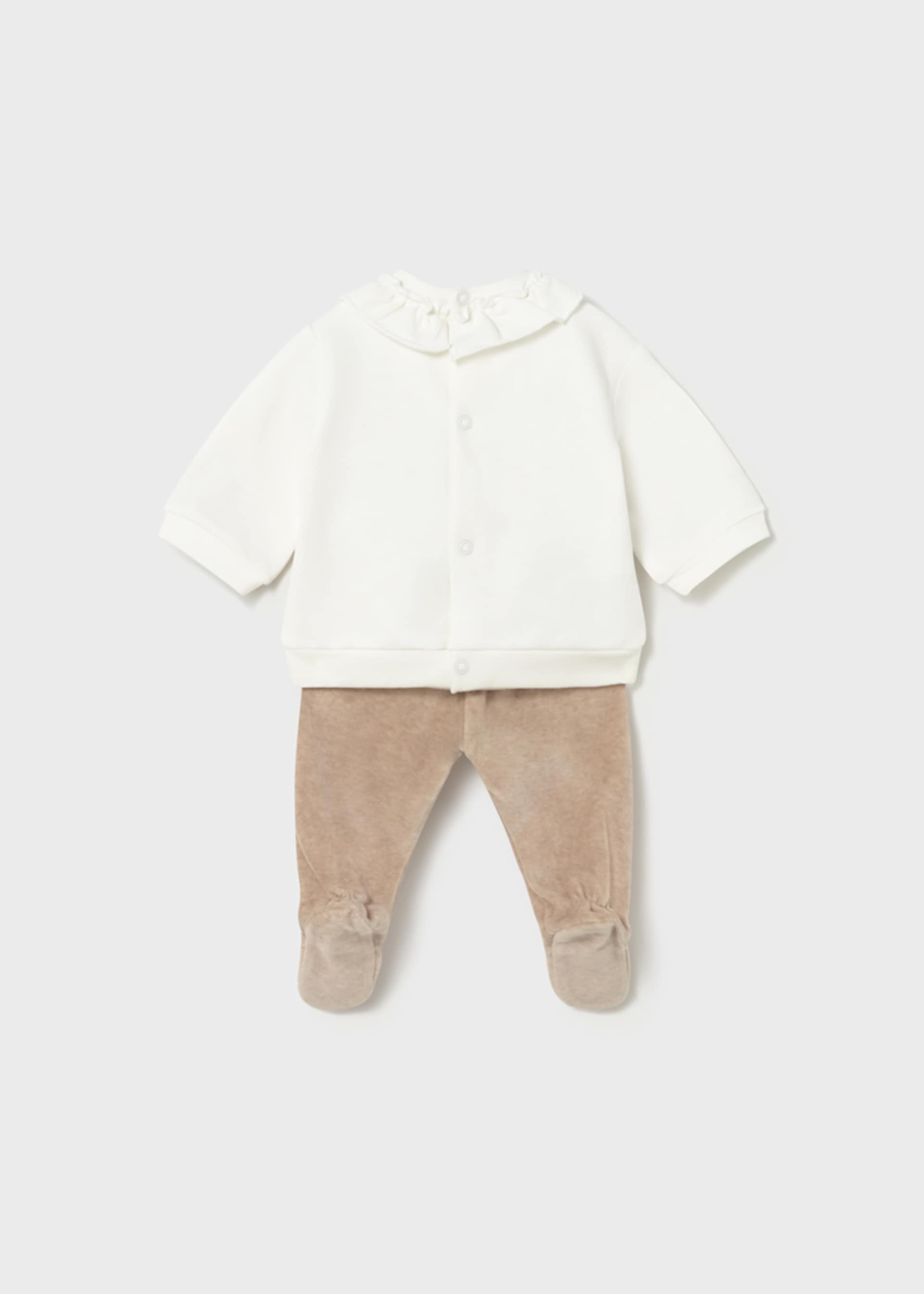 Set Strampler und Sweatshirt Neugeborene