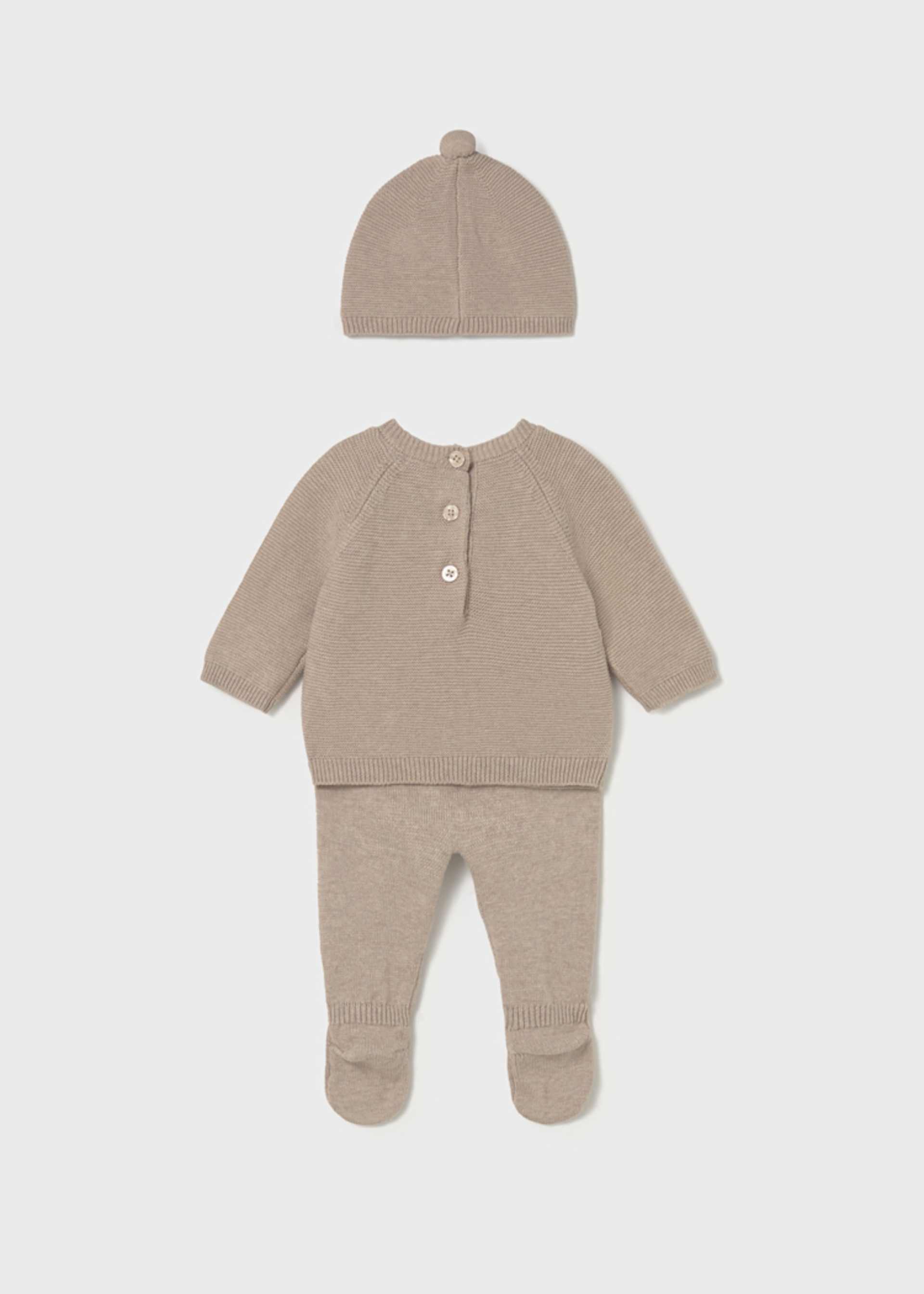 Set pantaloni cu botosei nou-nascut