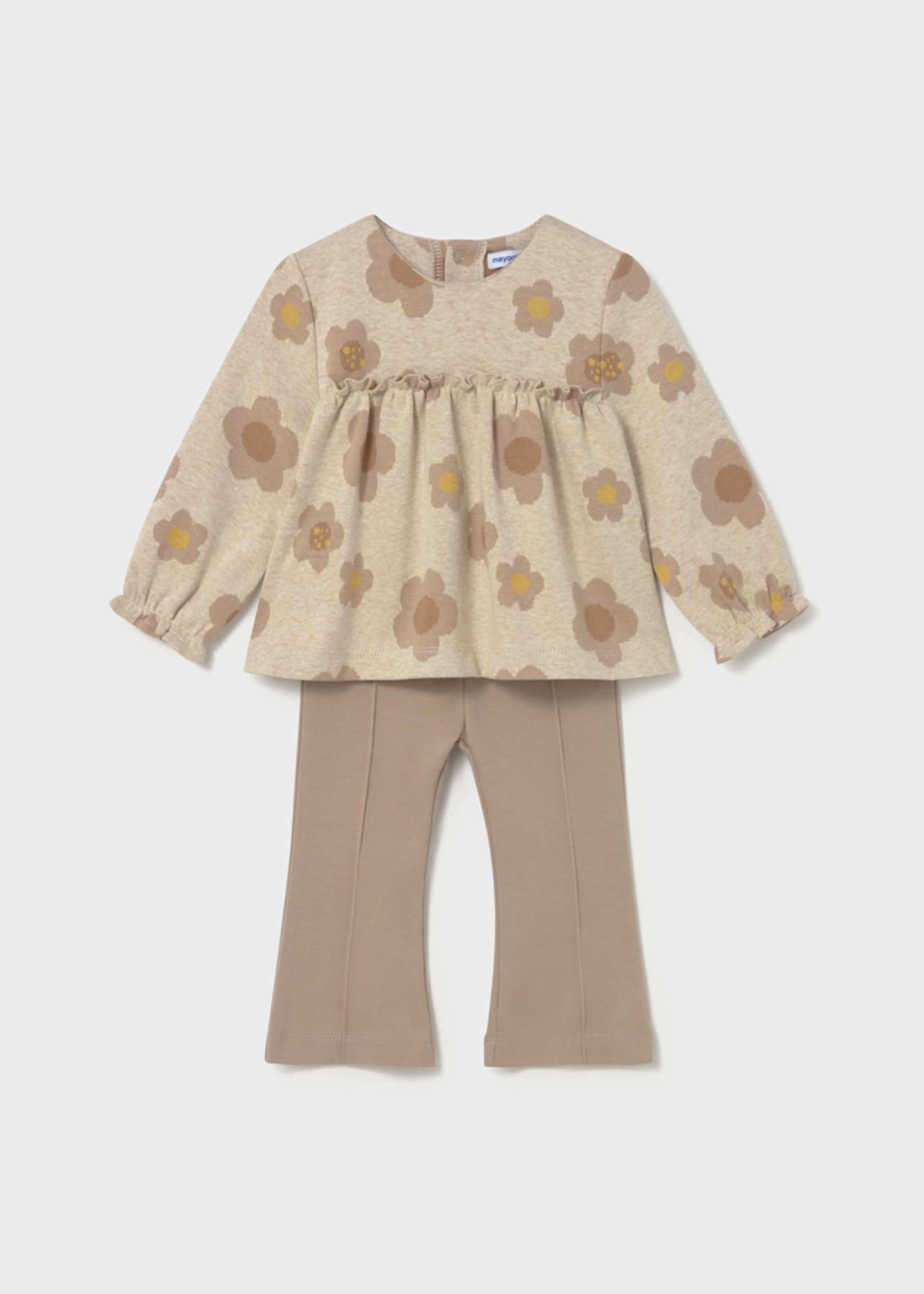 Baby set with flared leggings