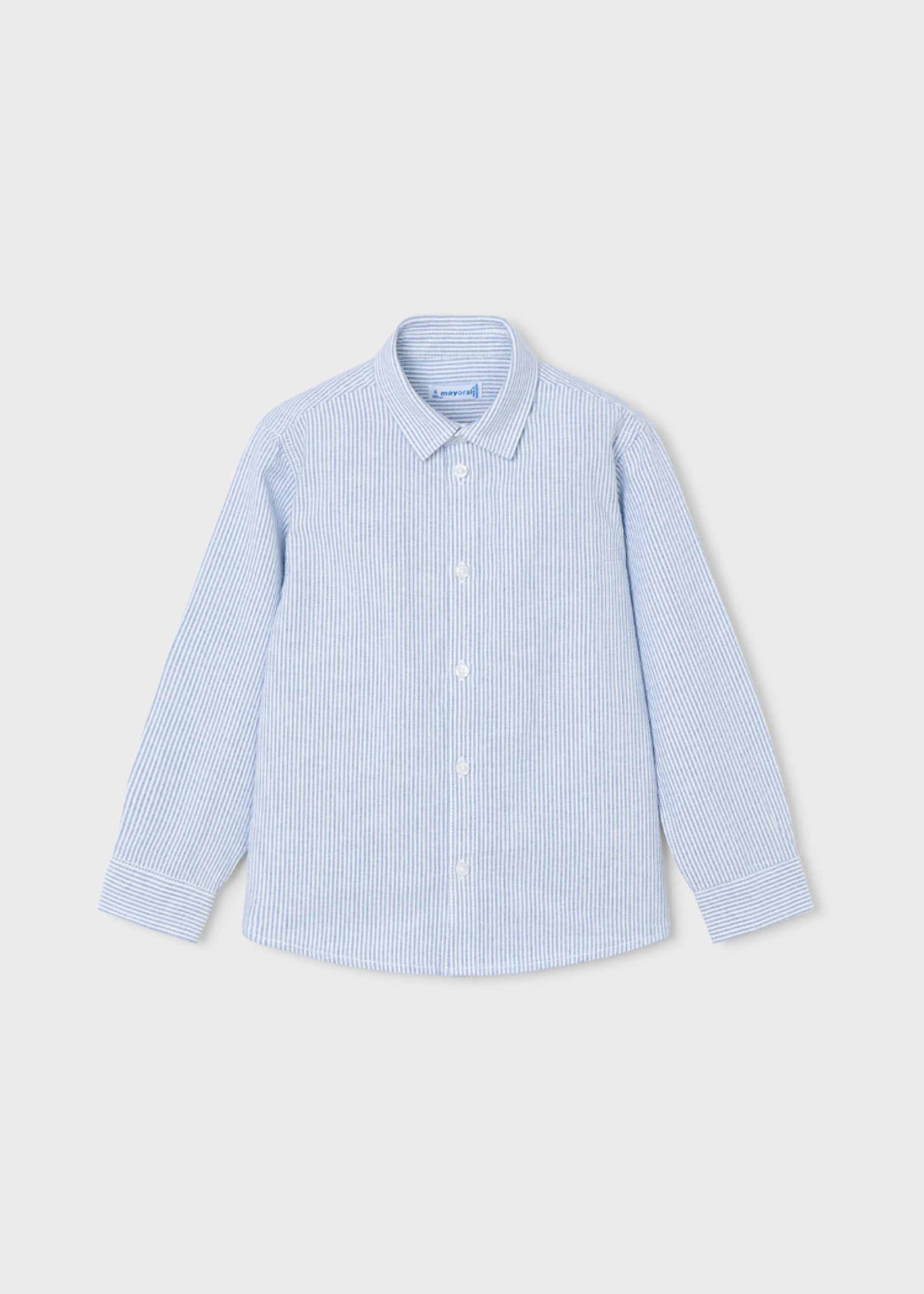 Camisa oxford mini rayas niño