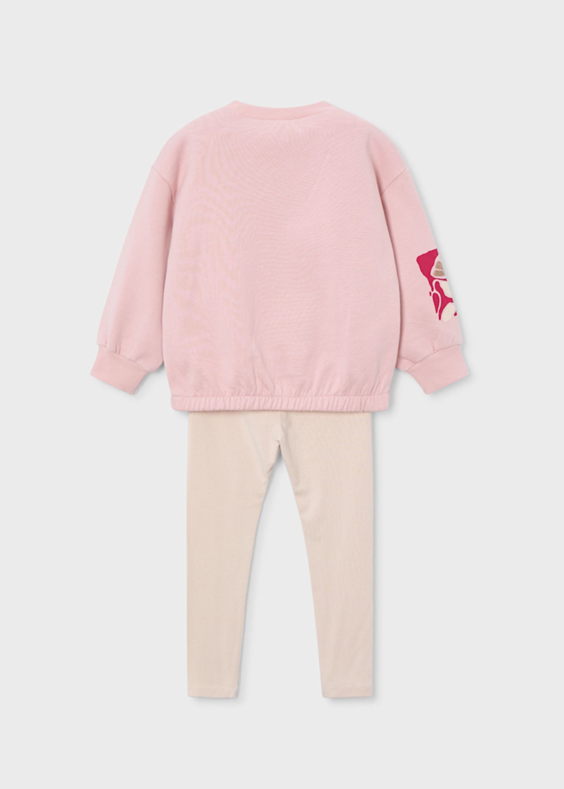 Conjunto leggings e sweat menina