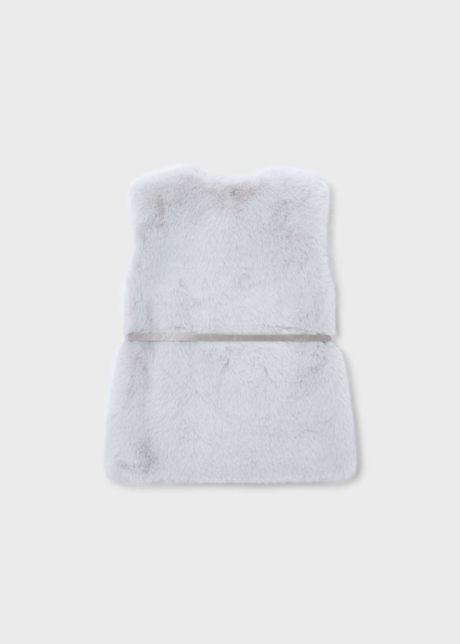 Gilet pellicciotto con cintura bambina