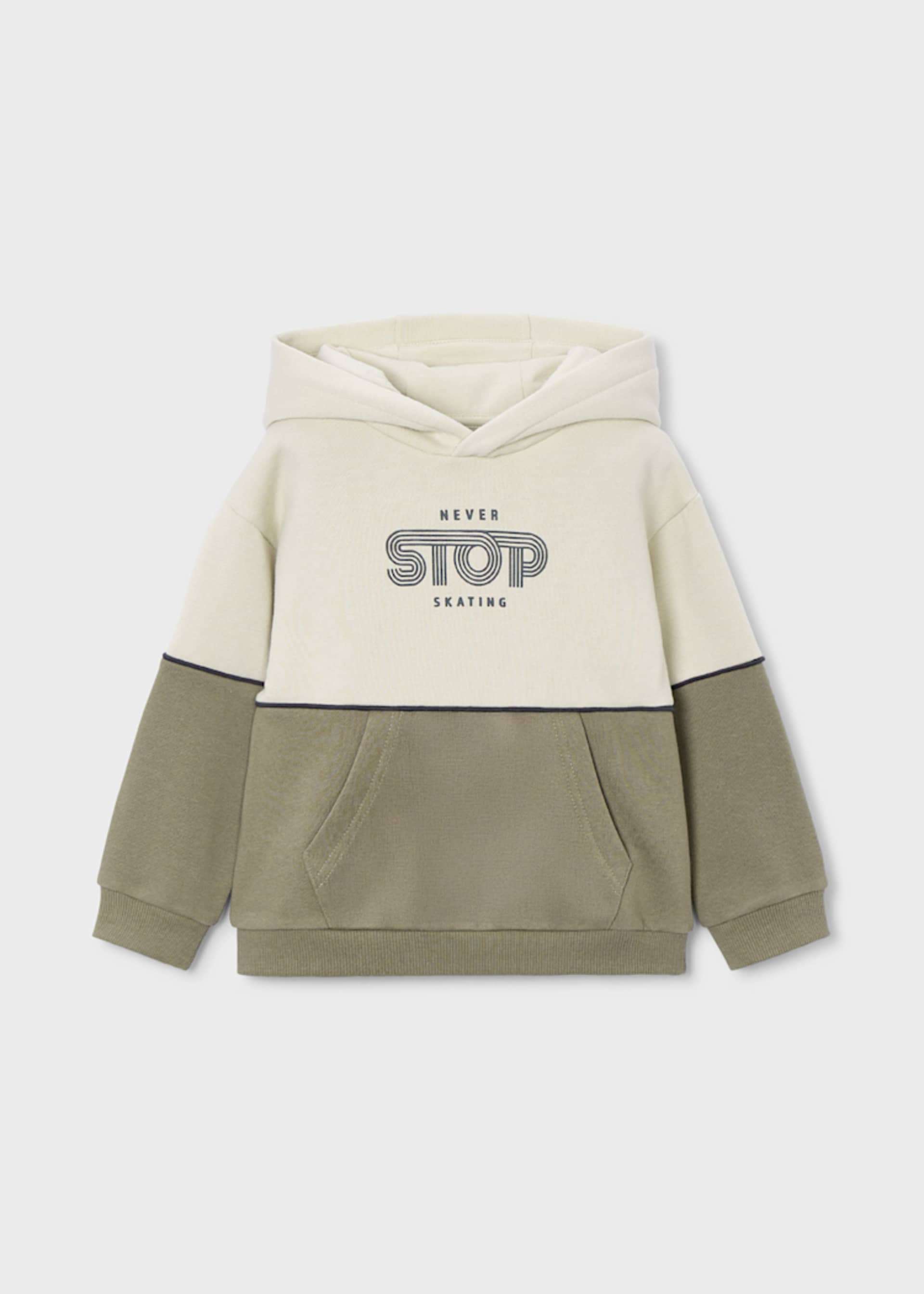 Sudadera contraste niño