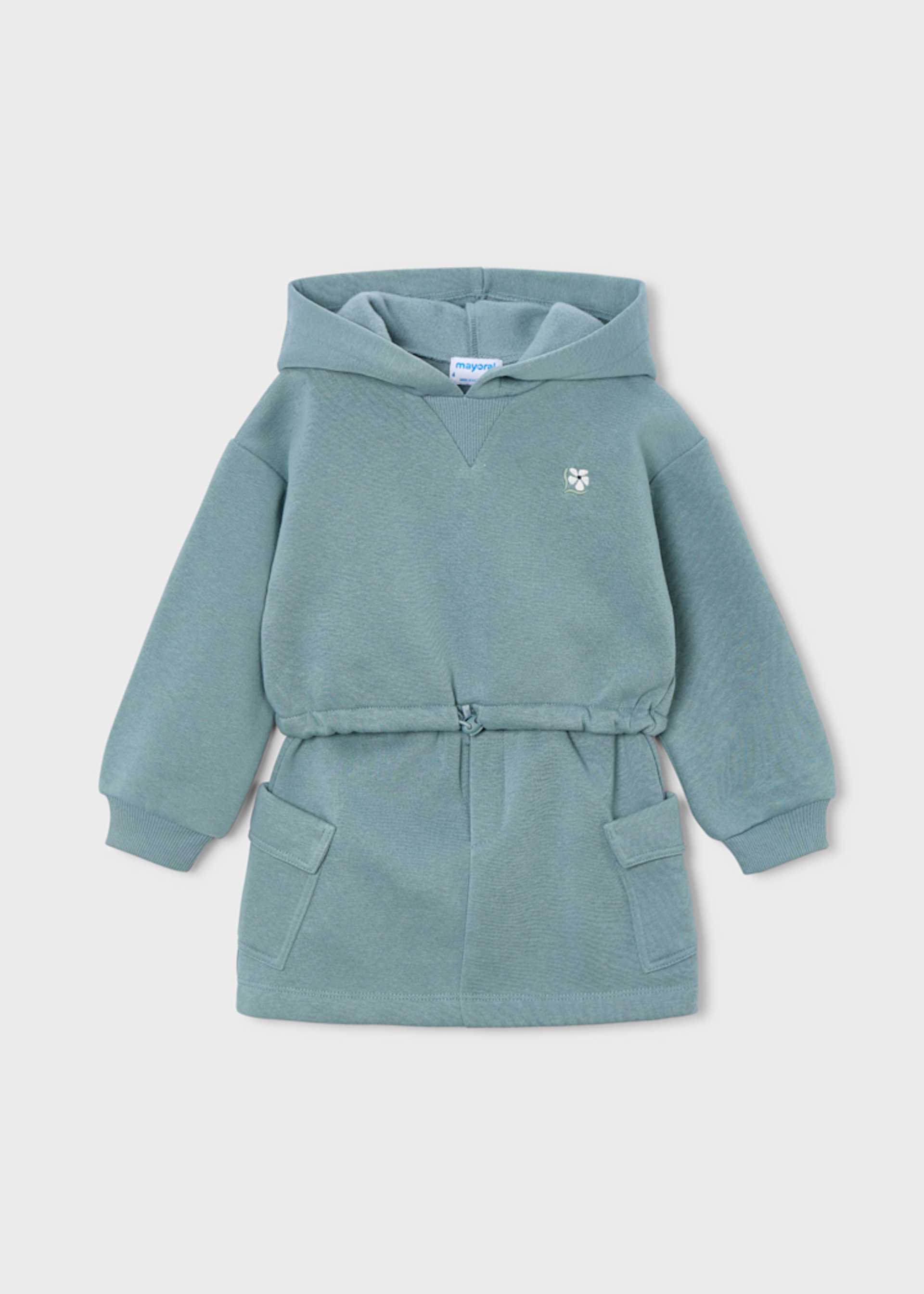 Girl Sweatshirt and Cargo Skirt Set