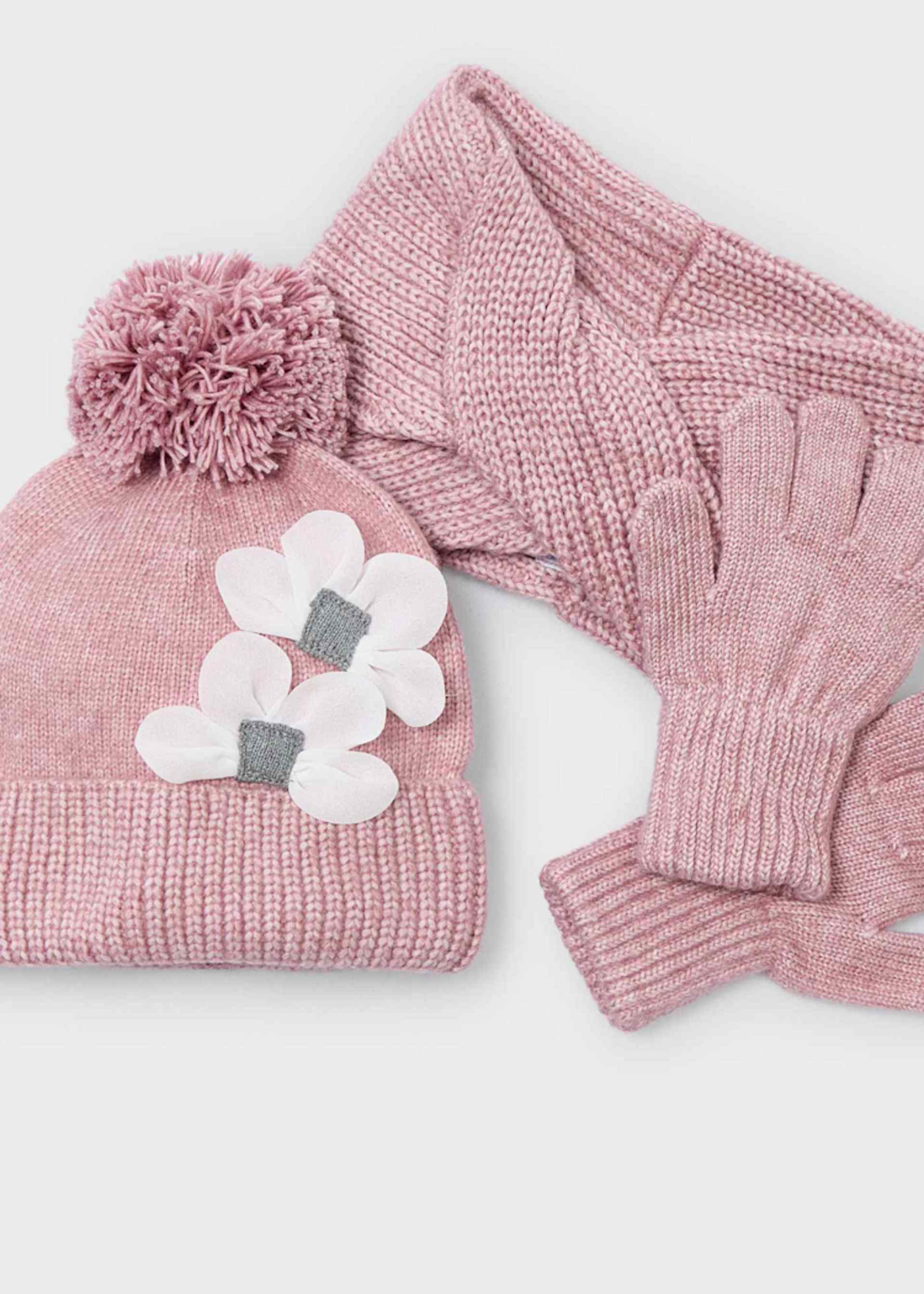 Girls 3 piece scarf set