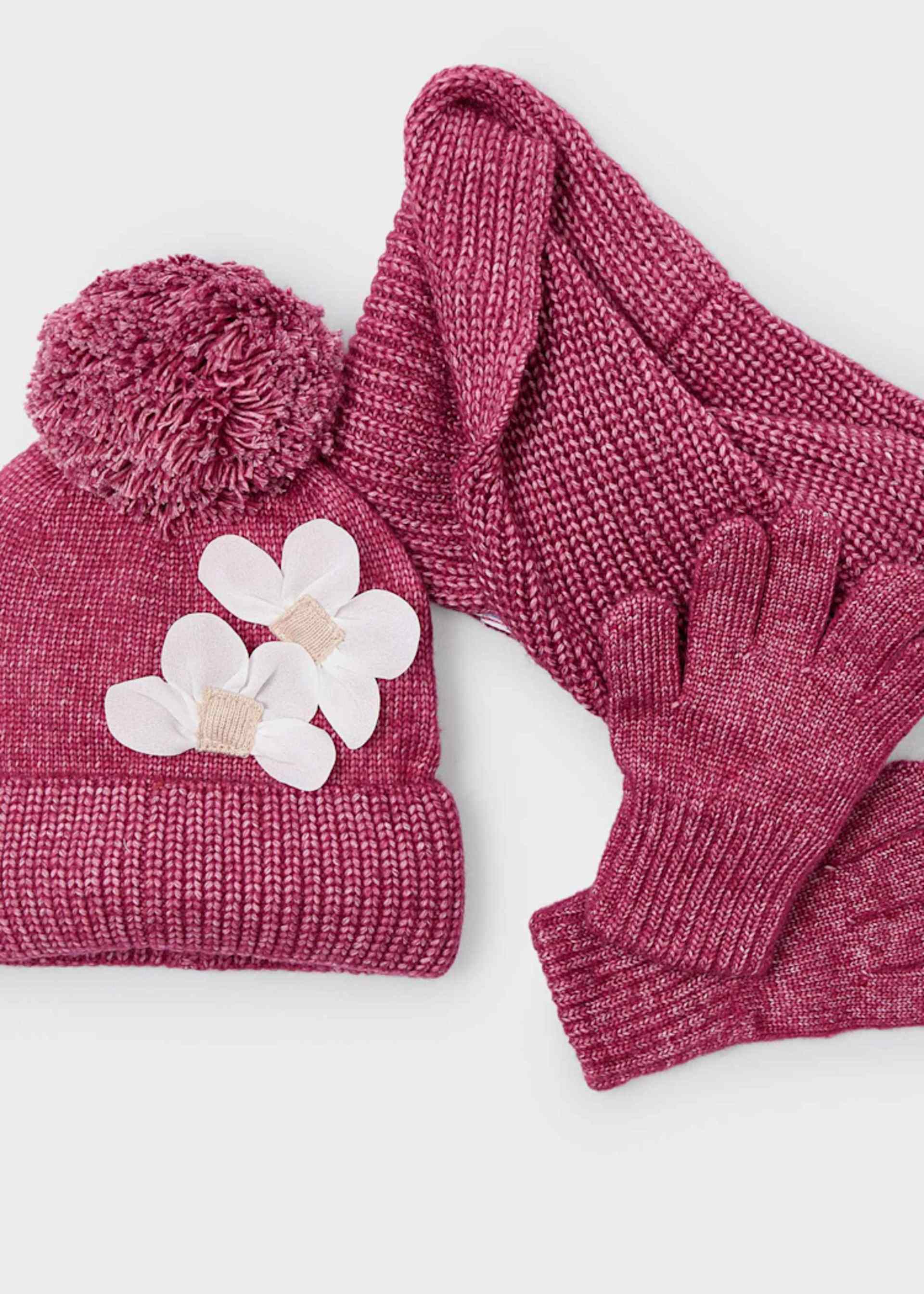 Girls 3 piece scarf set