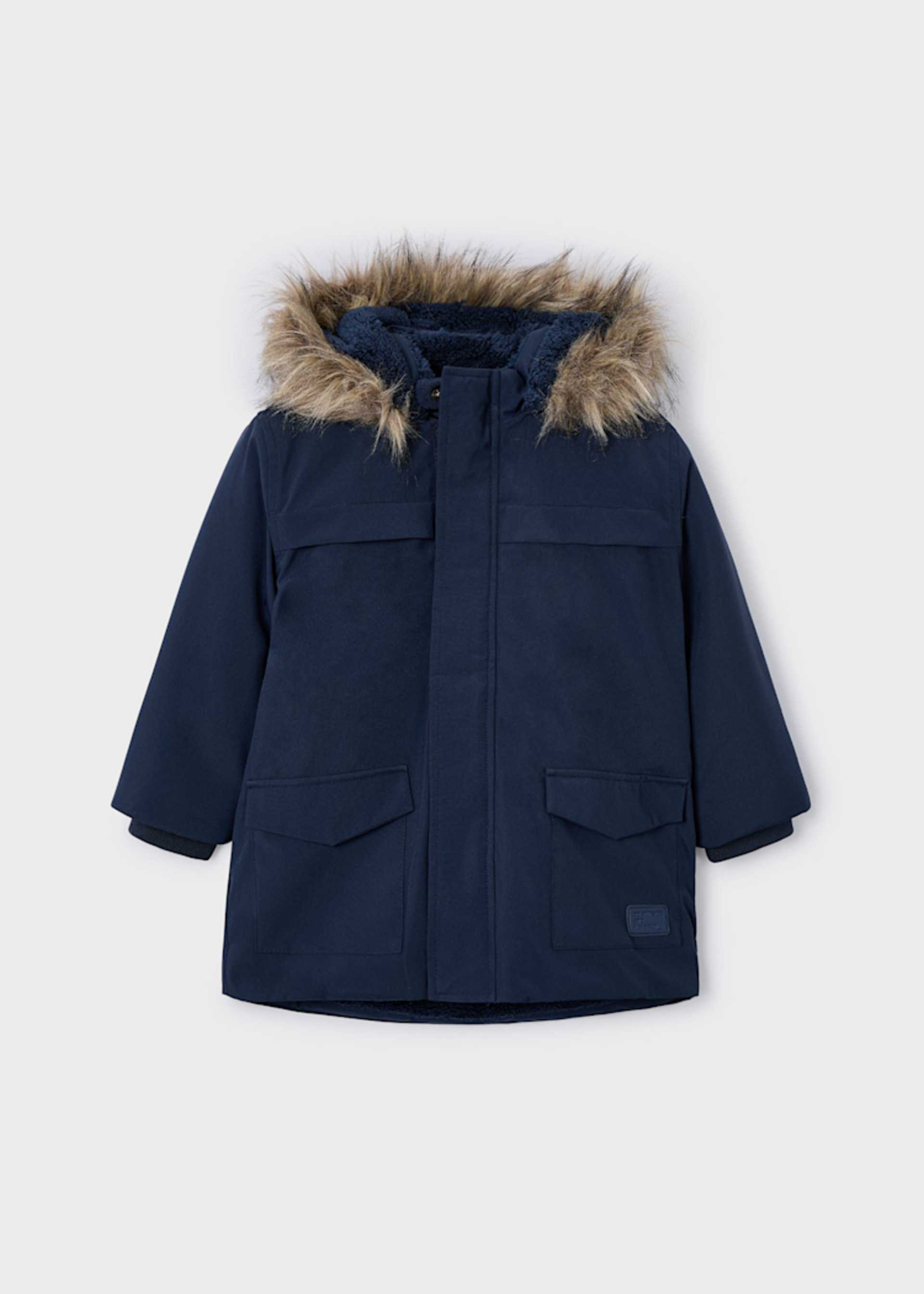 Parka-Winterjacke Jungen
