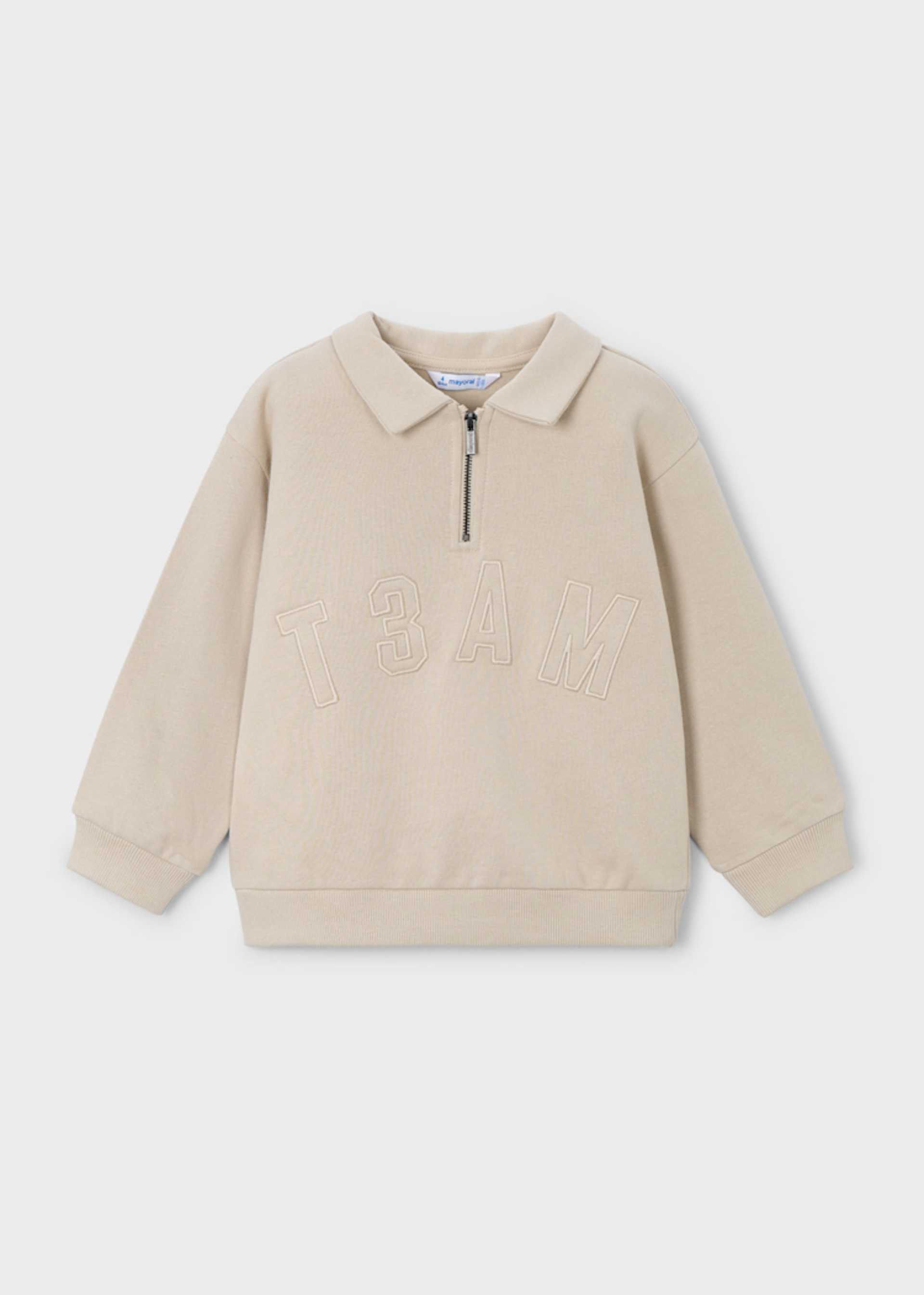 Sweat com gola menino