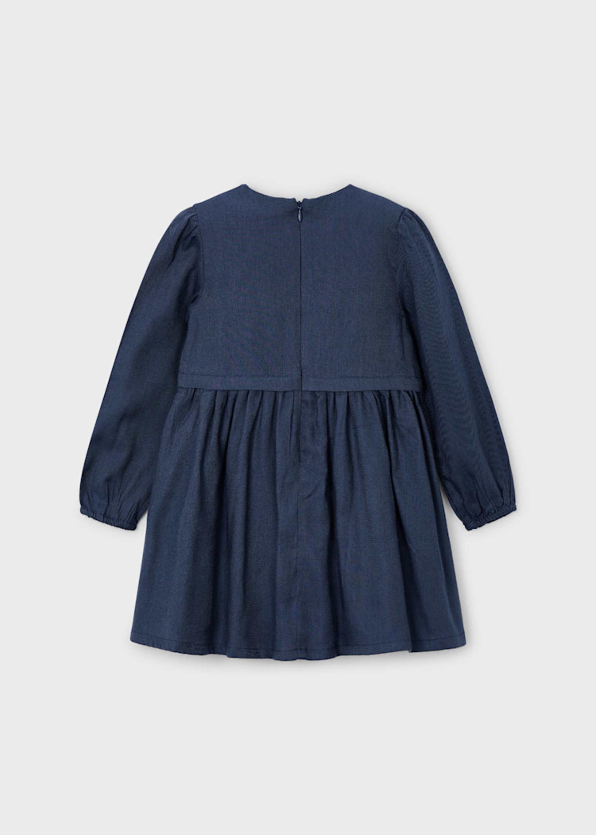 Robe avec détails brodés fille