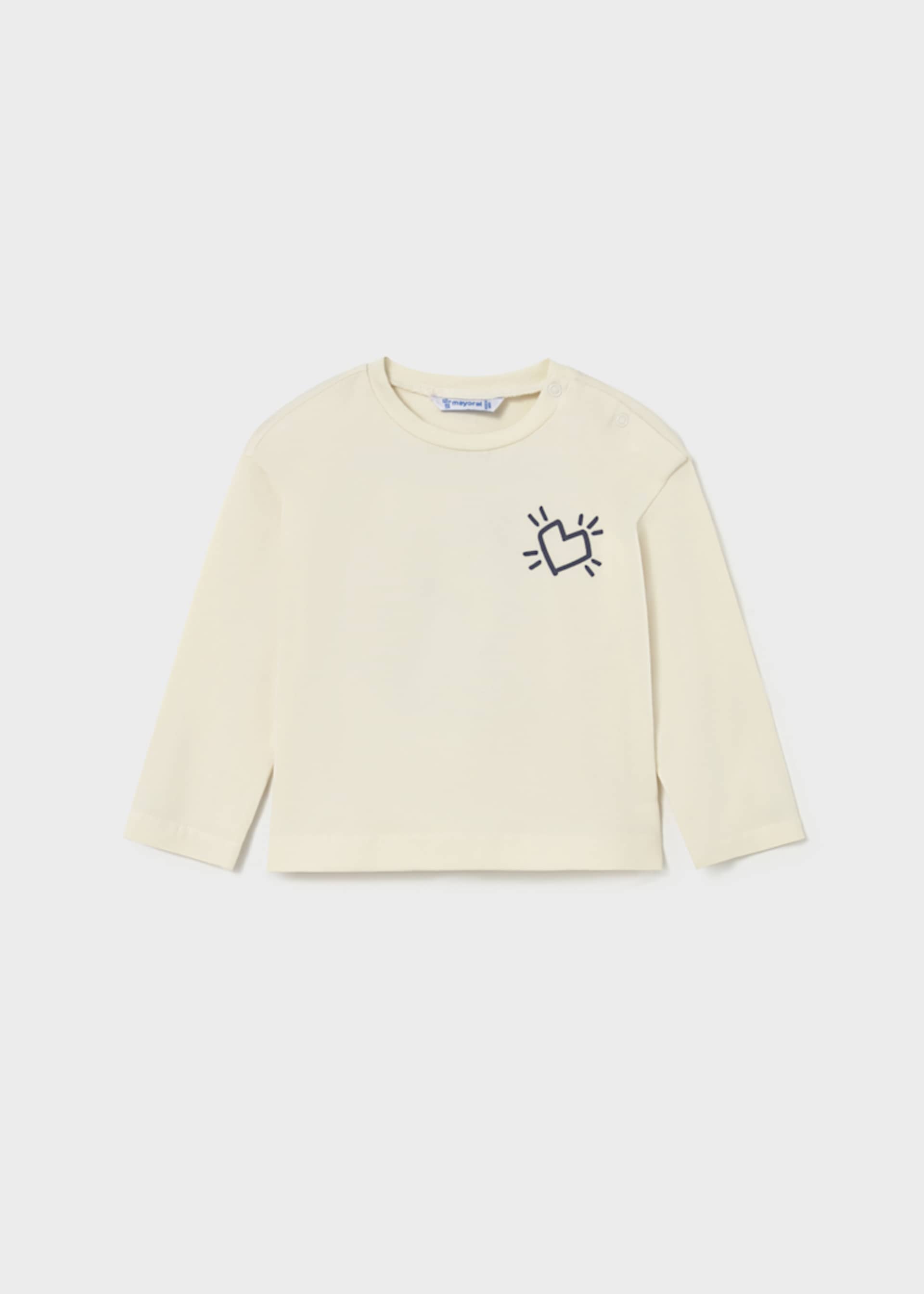 Playera estampada espalda bebé