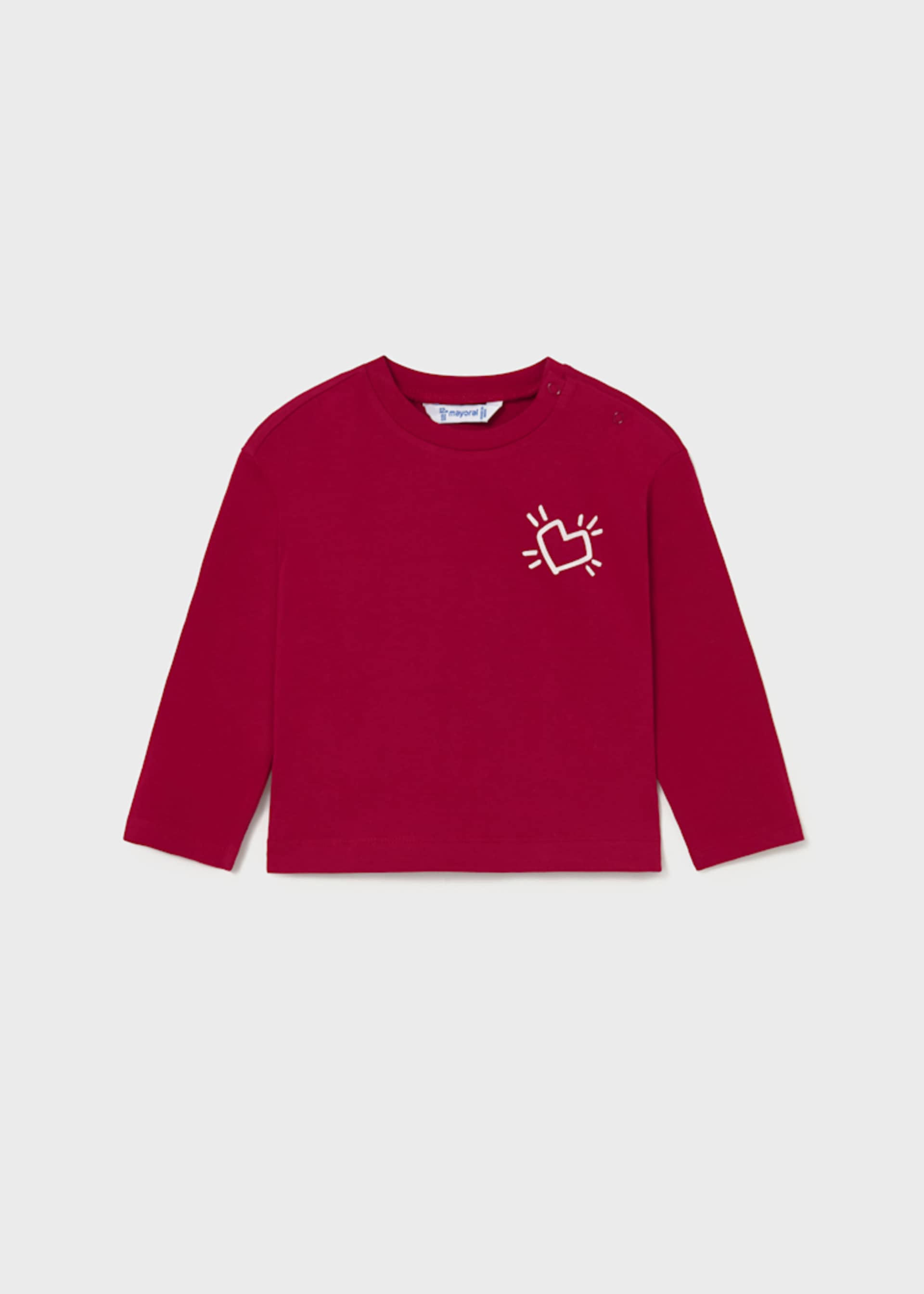 Babys shirt with motif on back