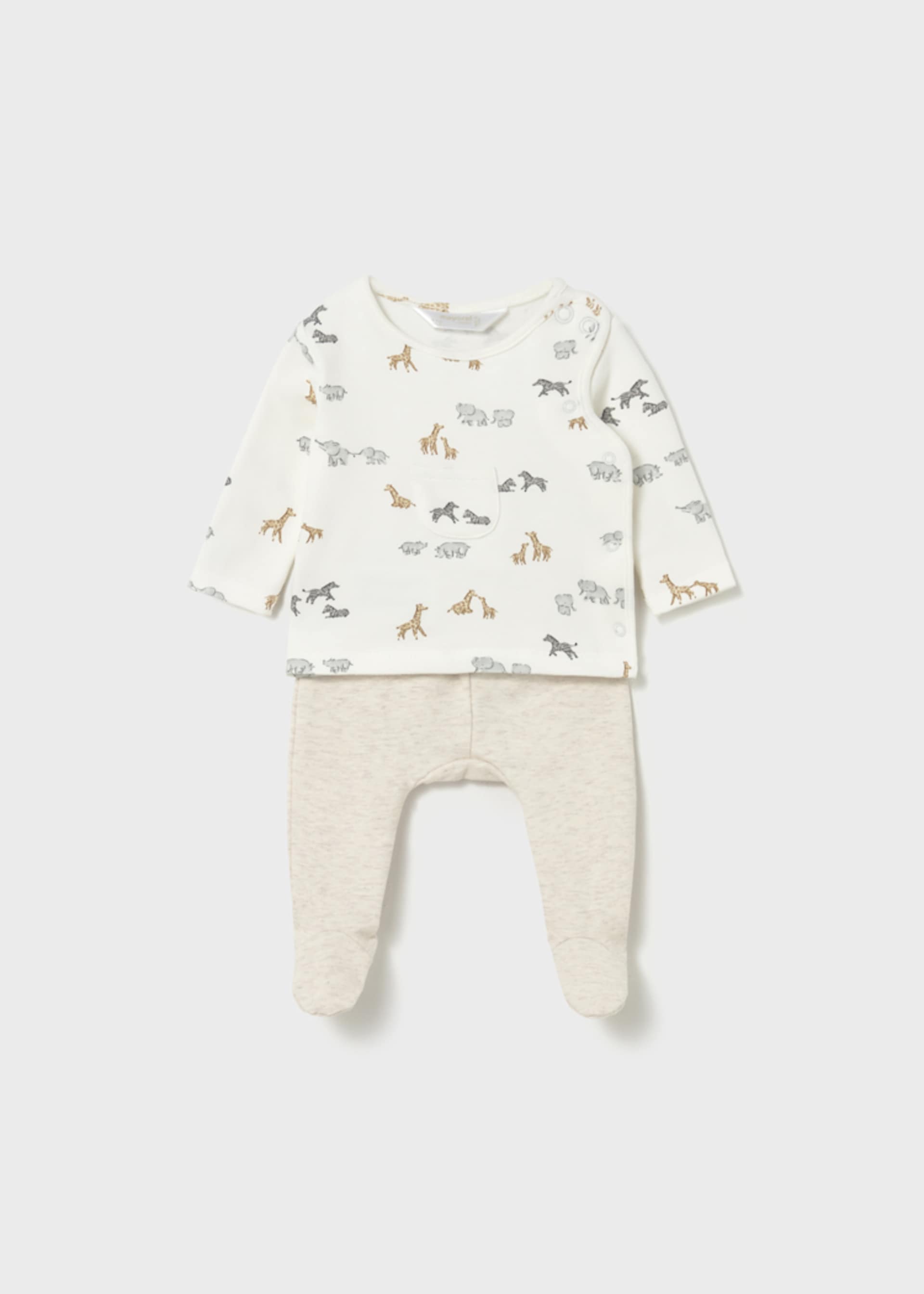 Completo ghettina stampata neonato