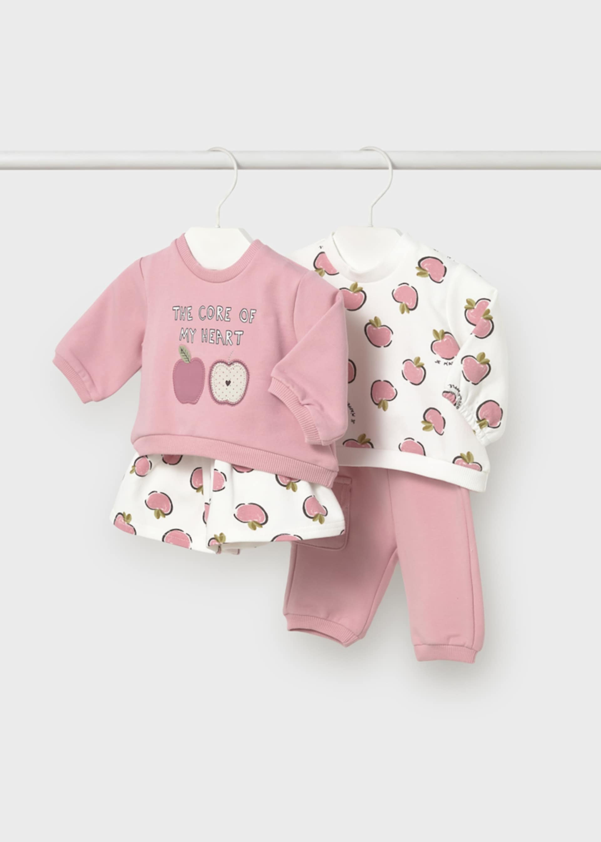 Conjunto 4 piezas casual recién nacida