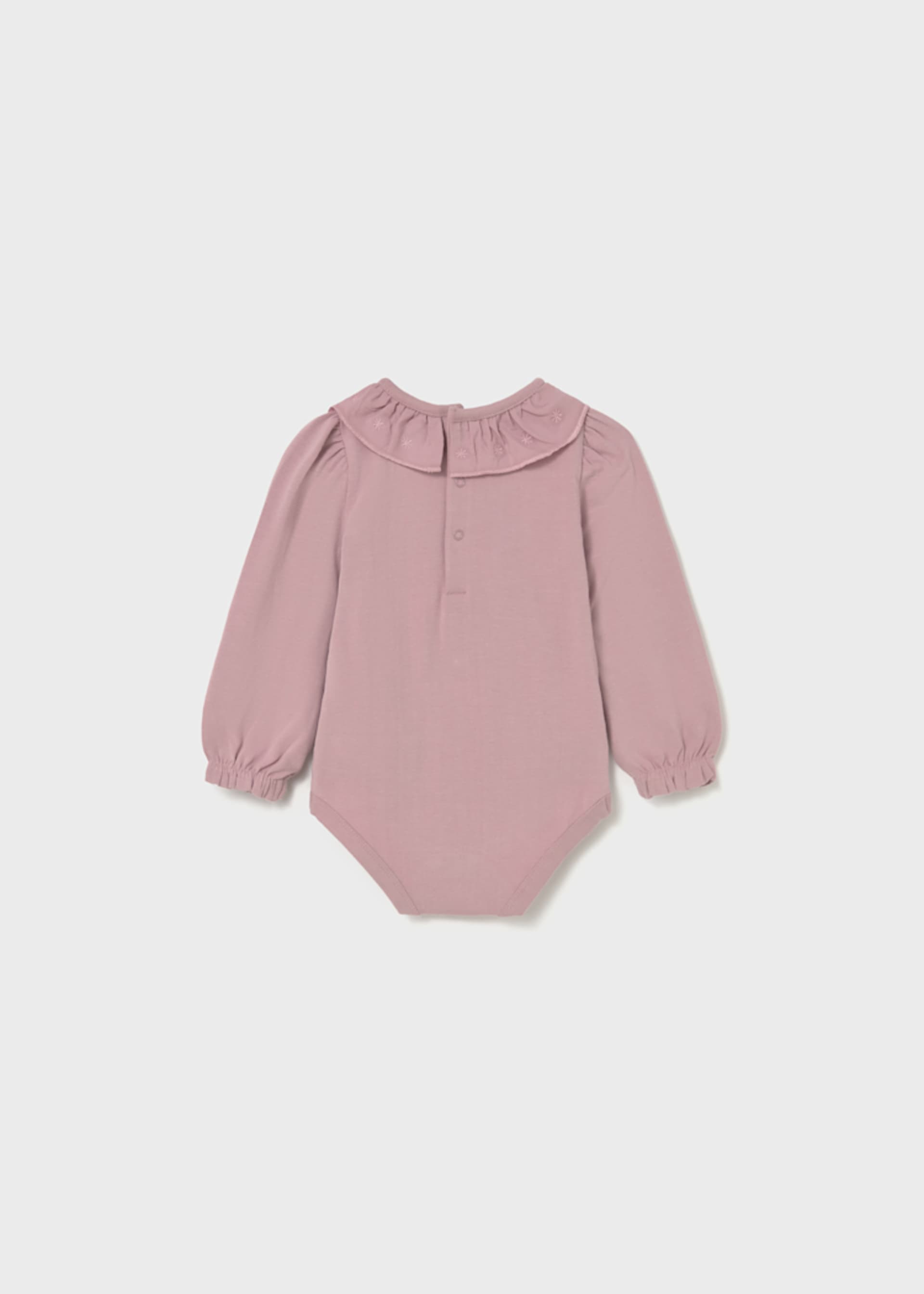 Baby Embroidered Collar Bodysuit