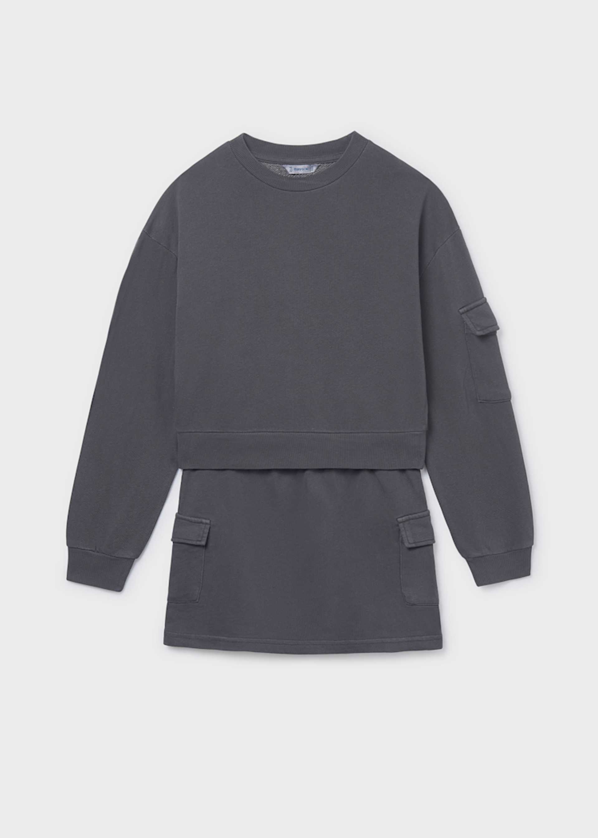 Girls skirt and hoody set