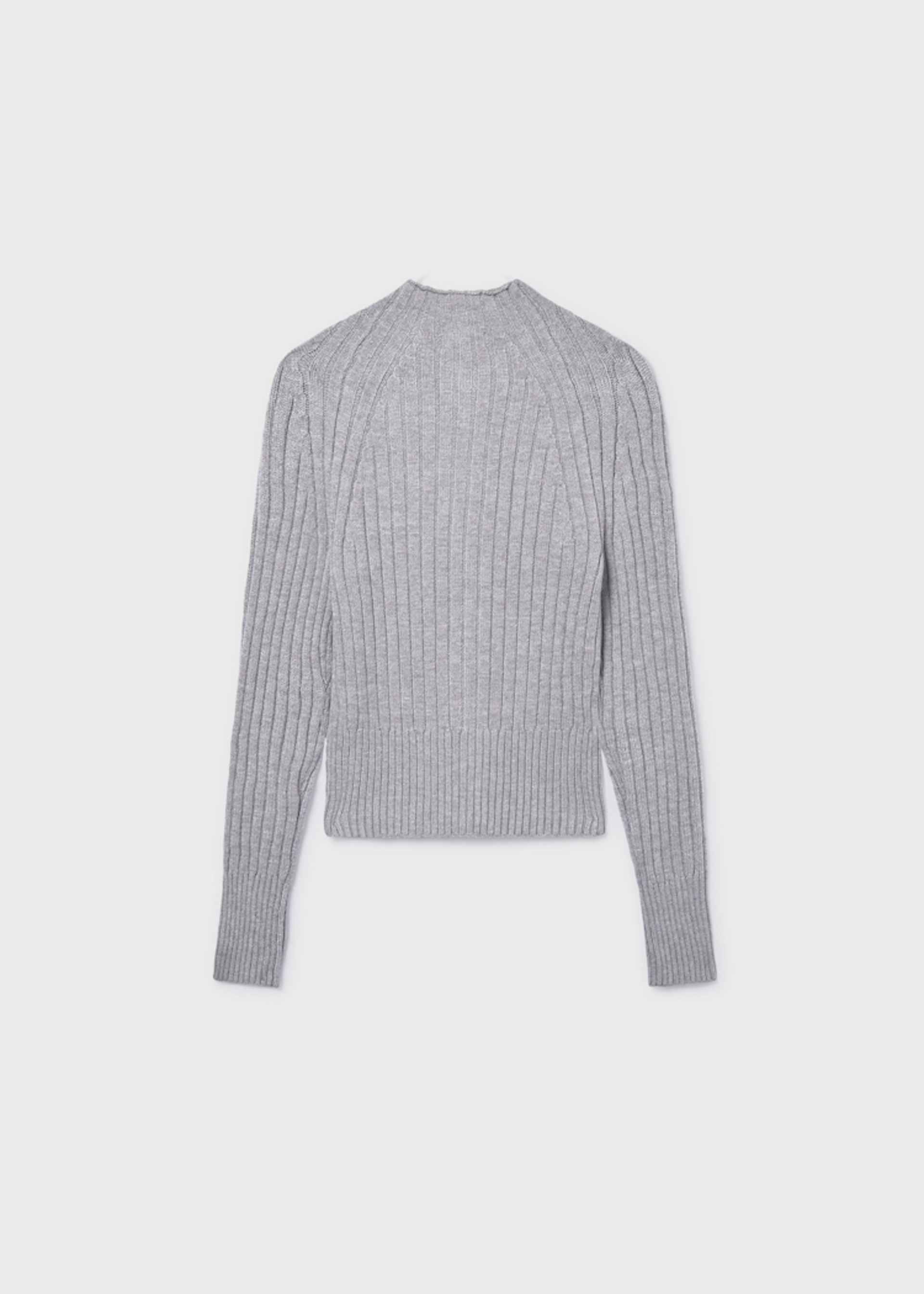 Sudadera cremallera tricot chica