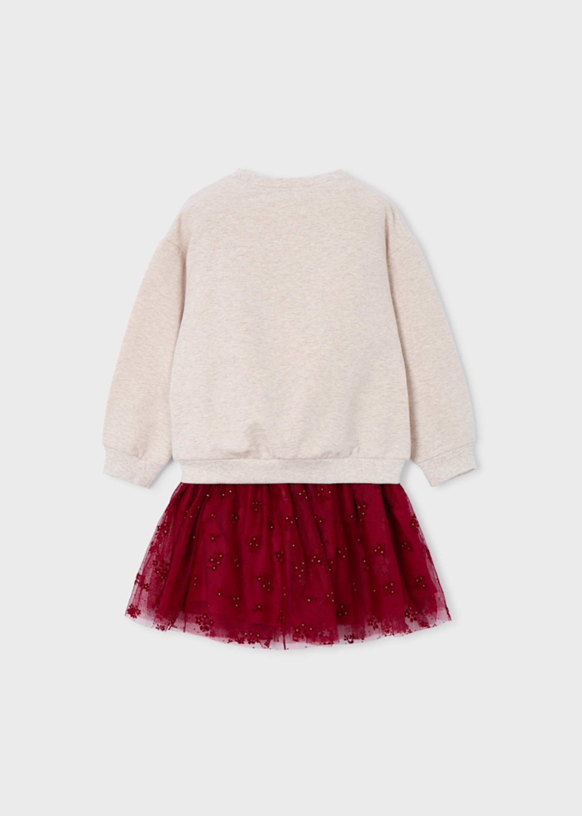 Girls tulle skirt and jumper set