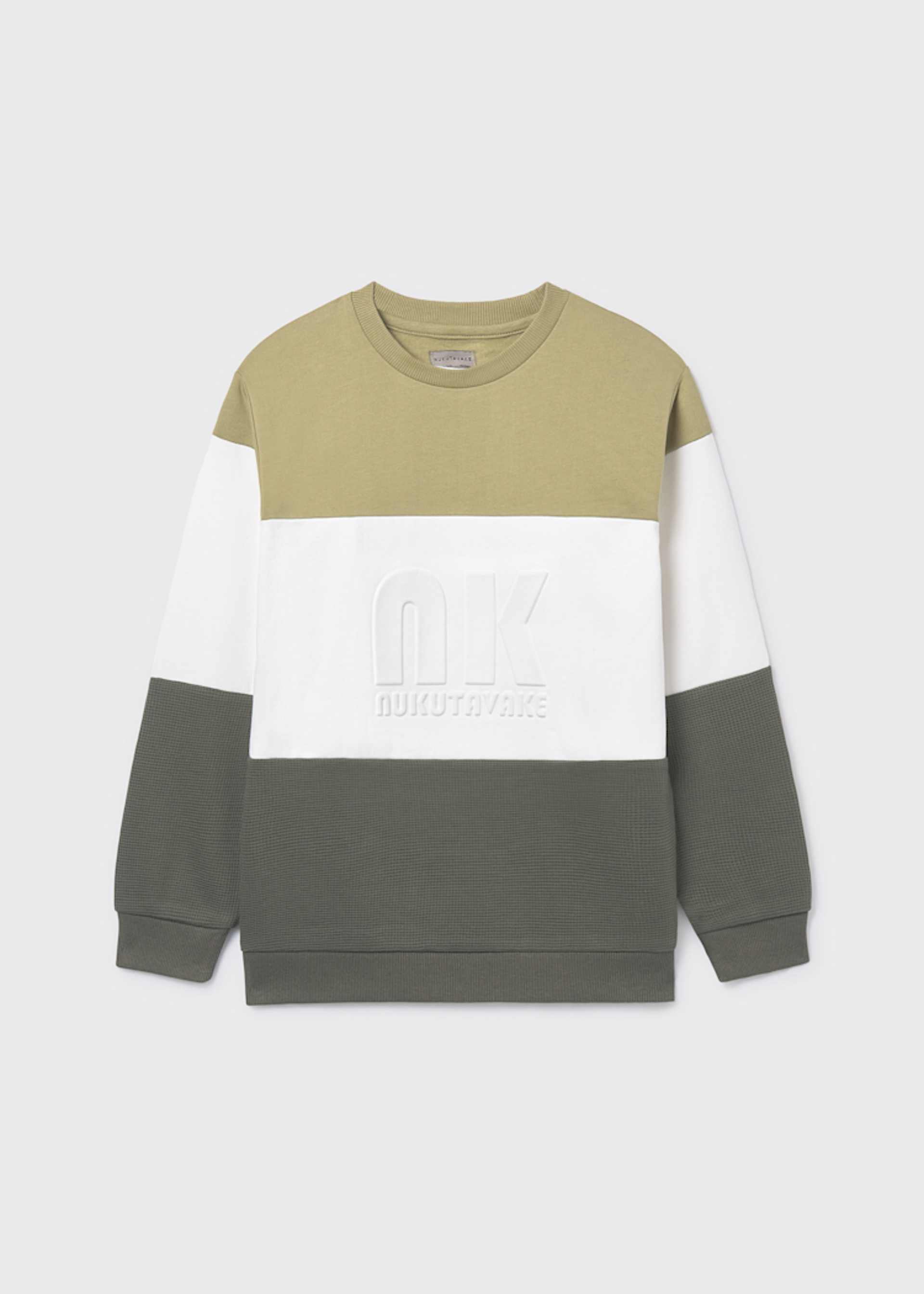 Sweatshirt color blocked Teenager Jungen