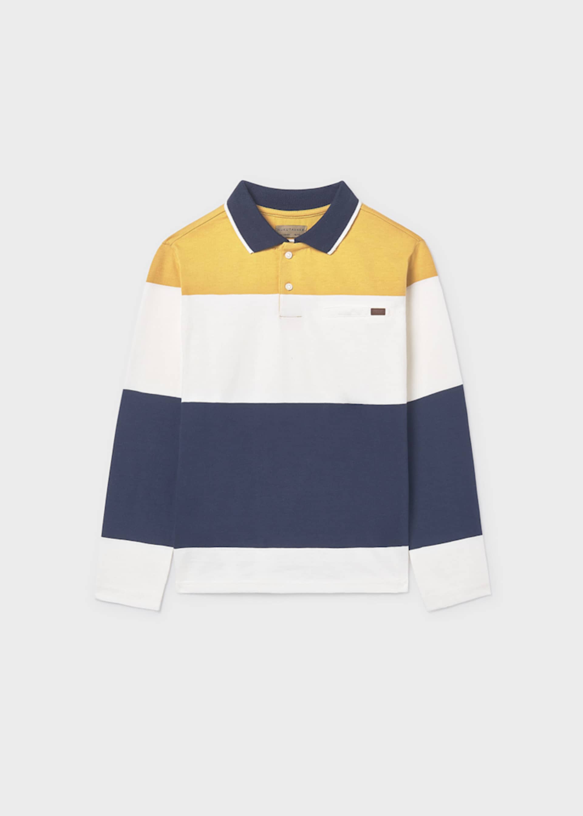 Polo maille rayé garçon