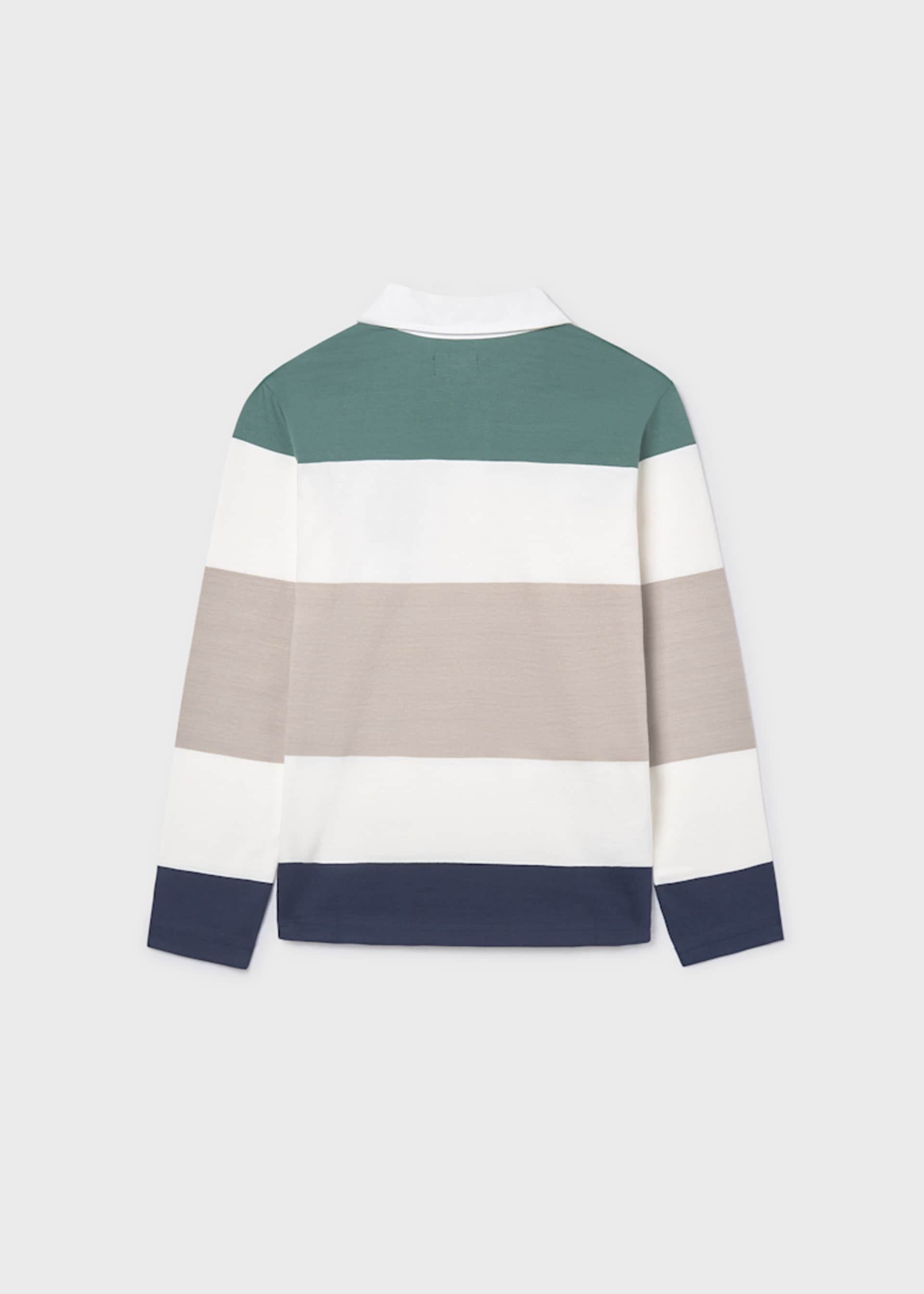 Polo maille rayé garçon