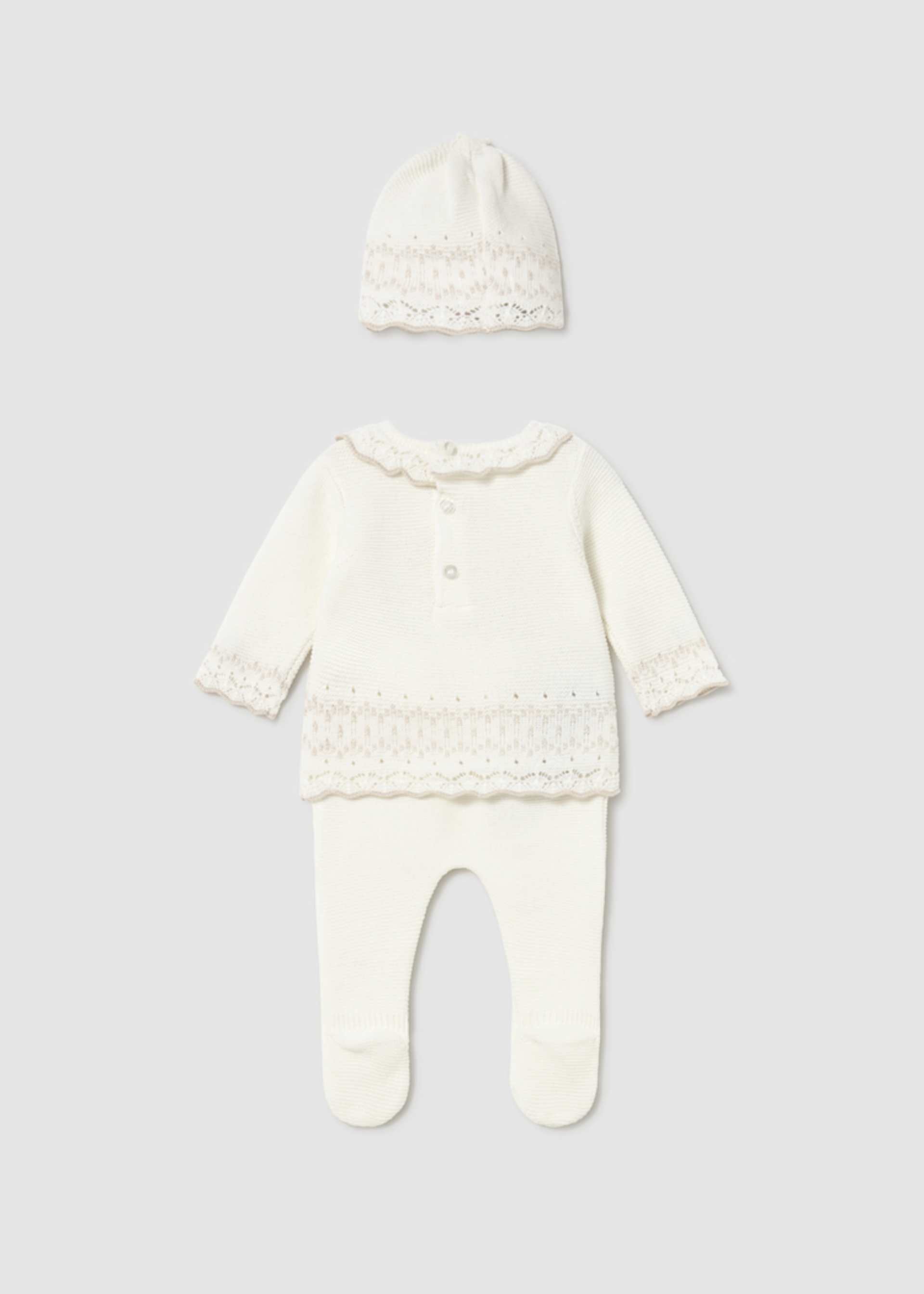 Newborn 3 piece knitted set