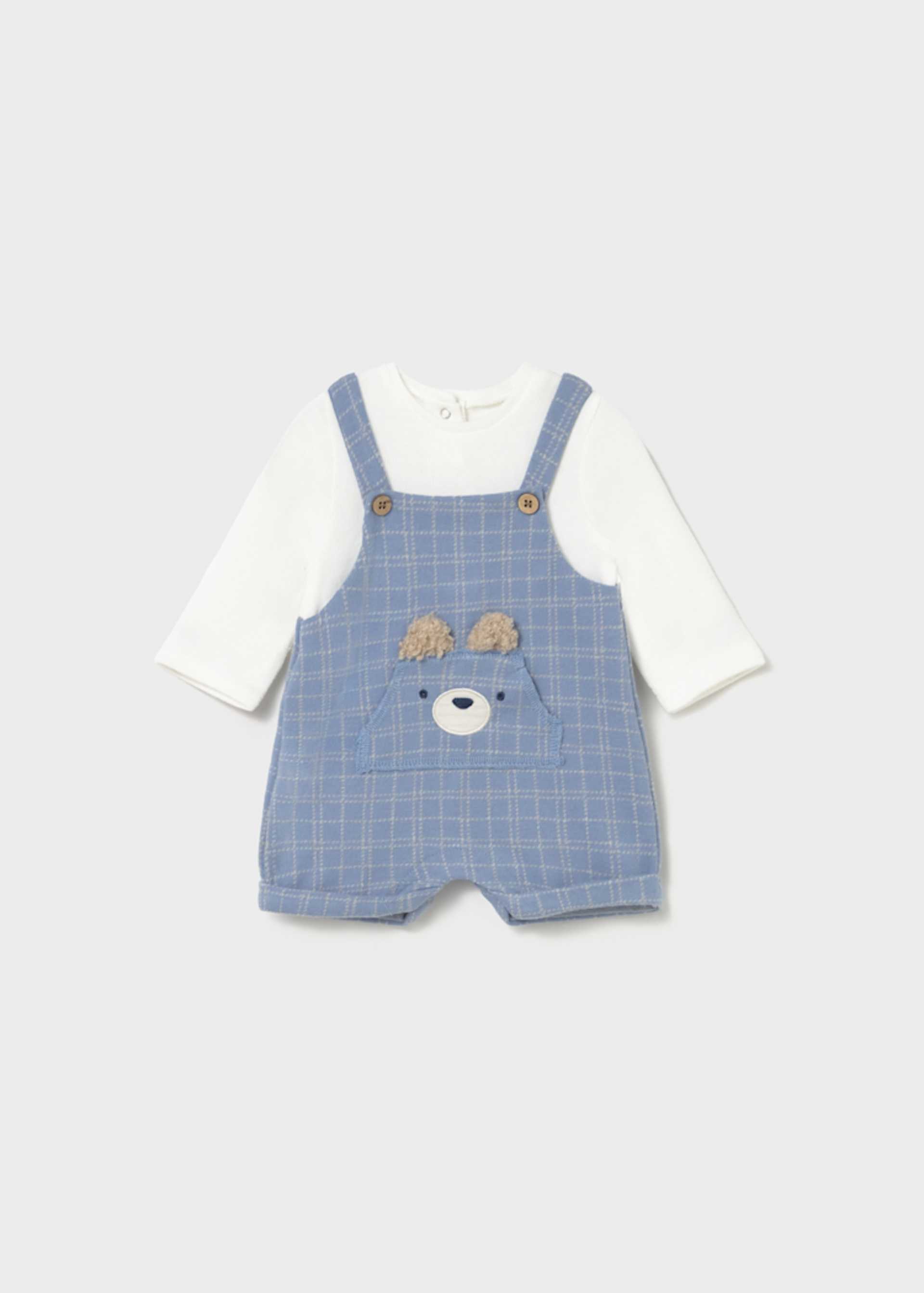 Newborn Boy One Piece with Pocket
