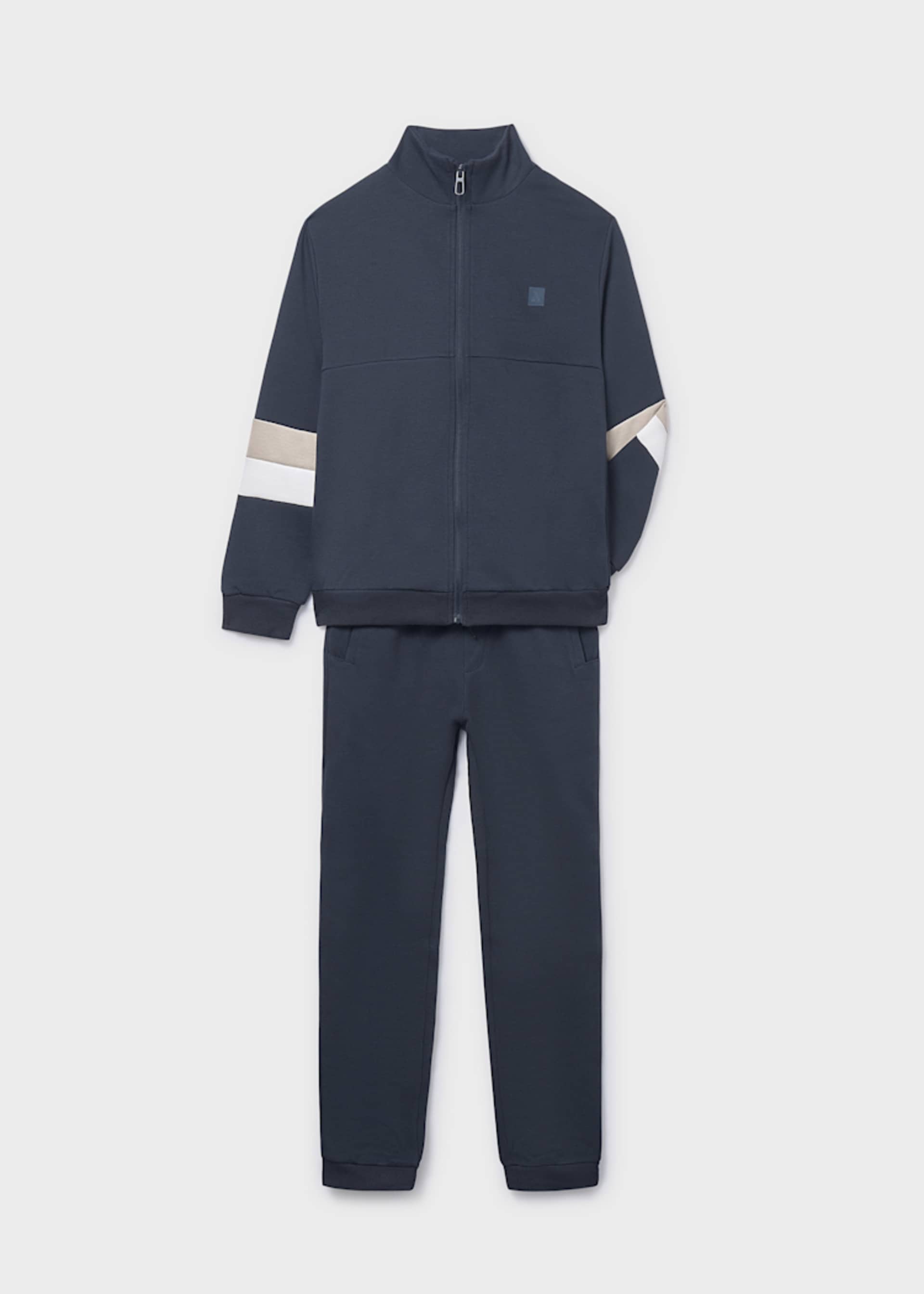 Boys basic striped tracksuit