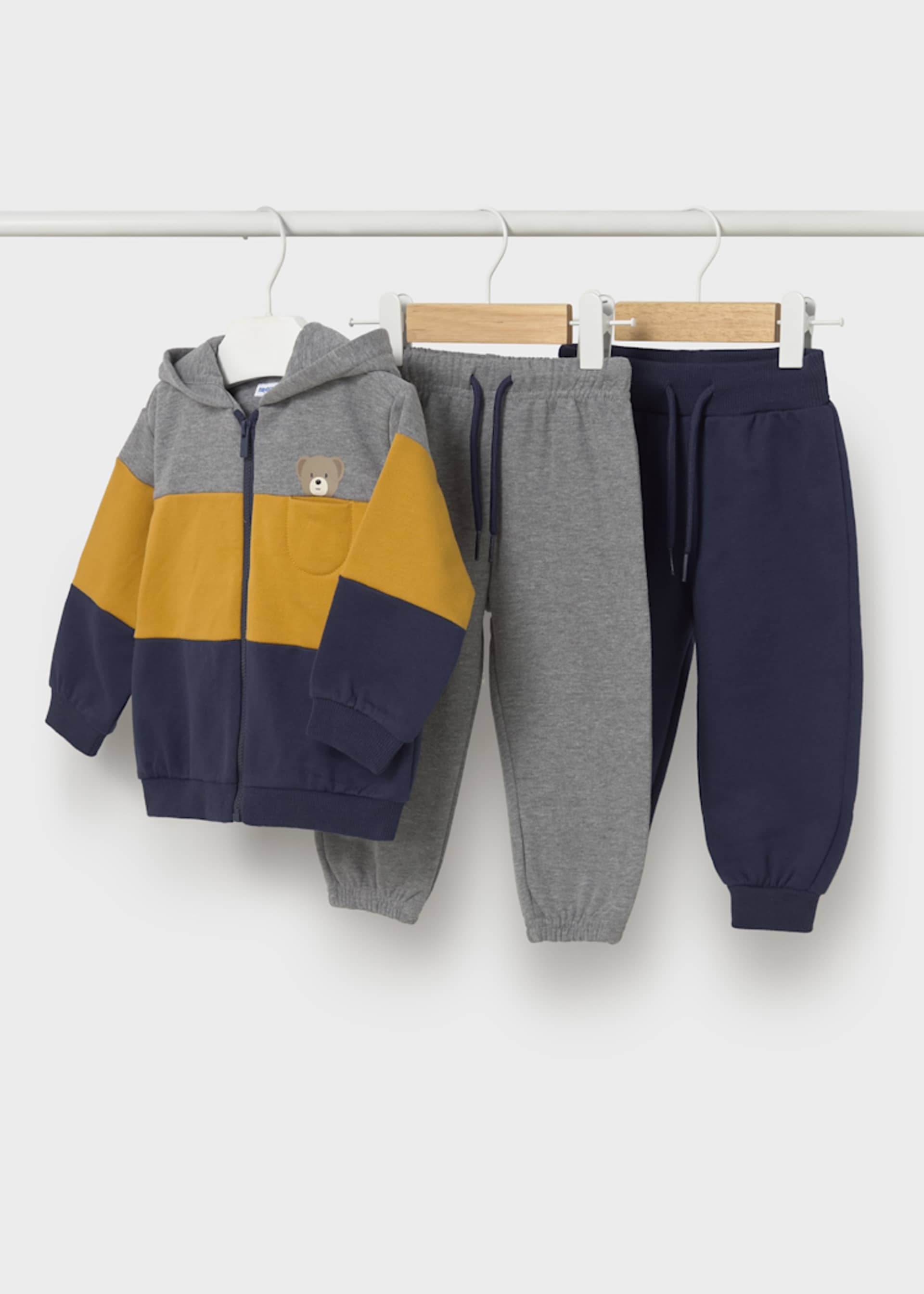 Trening 3 piese tricolor bebe