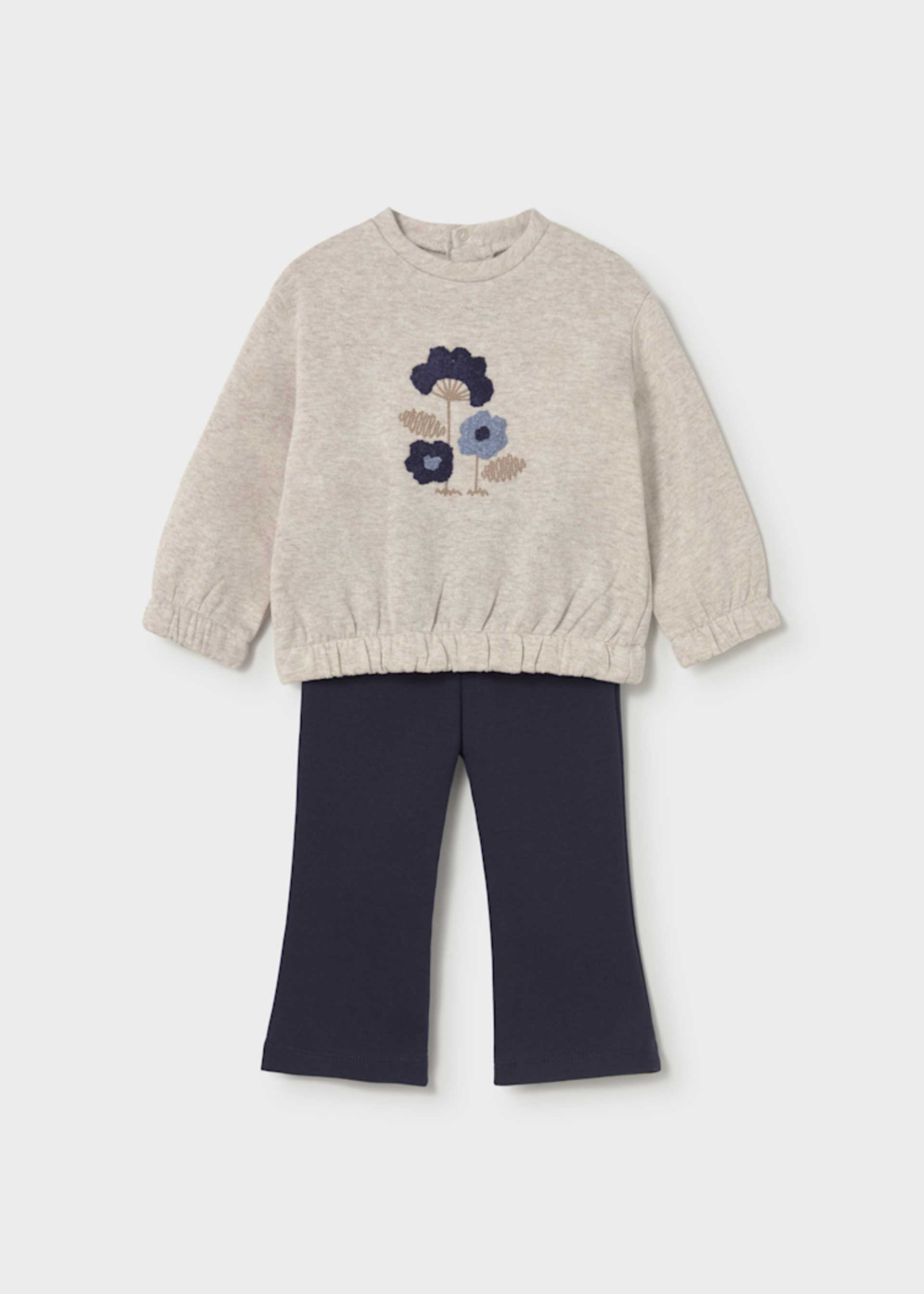 Ensemble legging évasé et sweat bébé