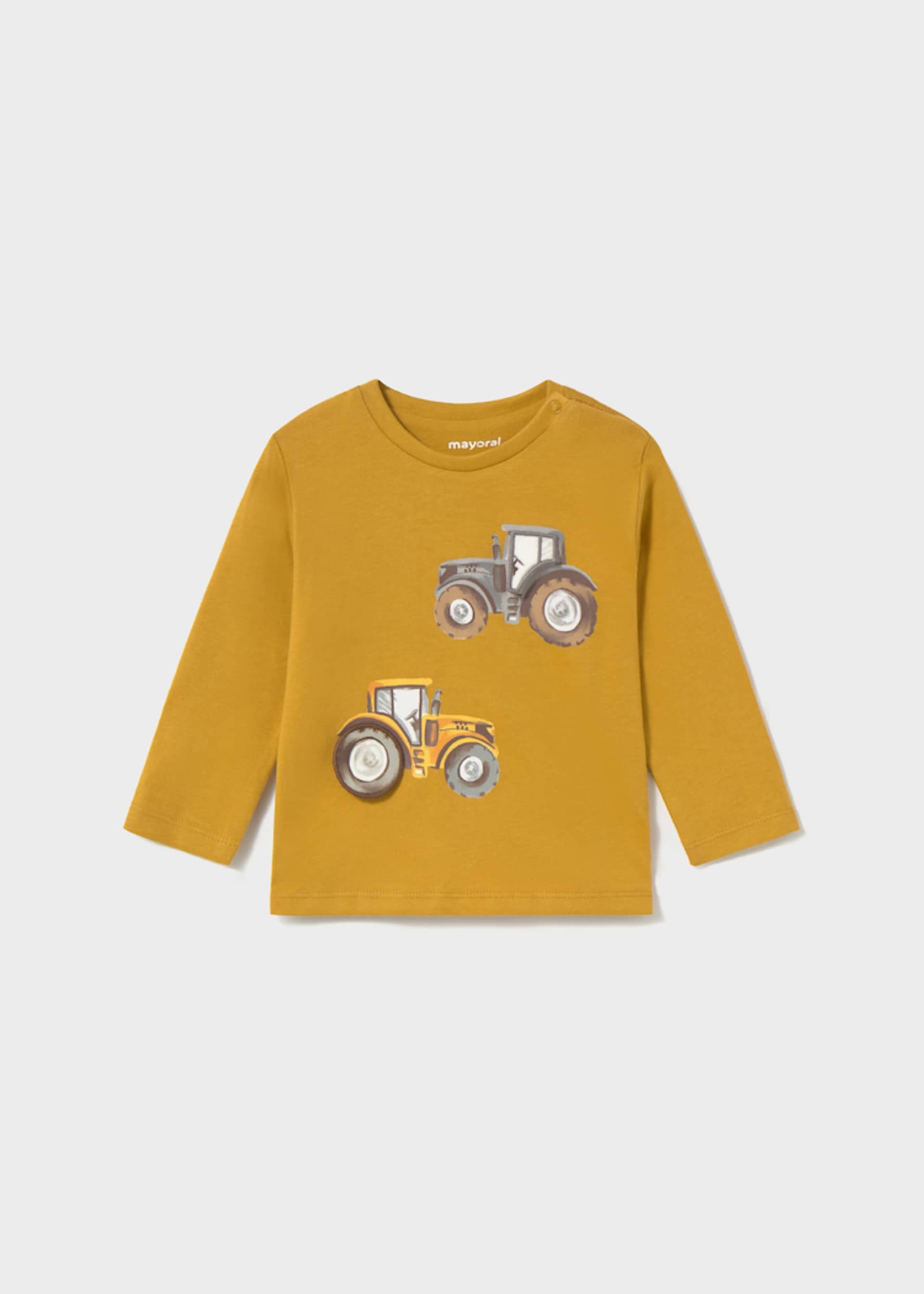 Camiseta interactiva tractor bebé