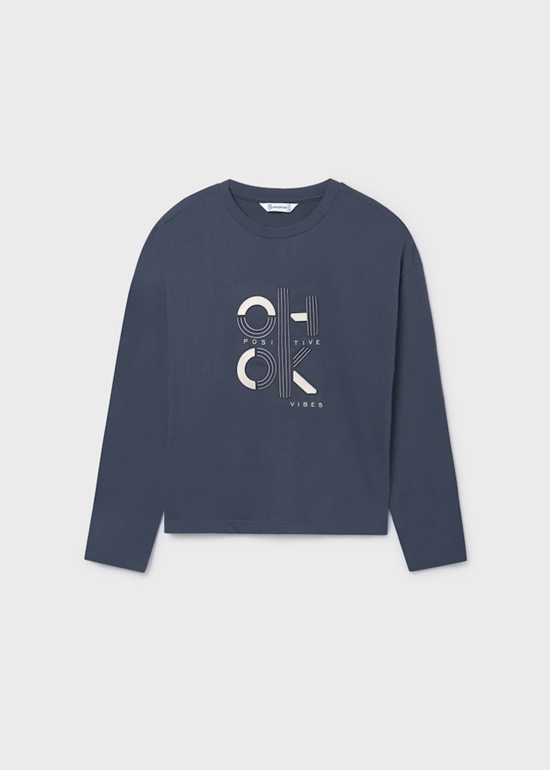 Camiseta letras unisex