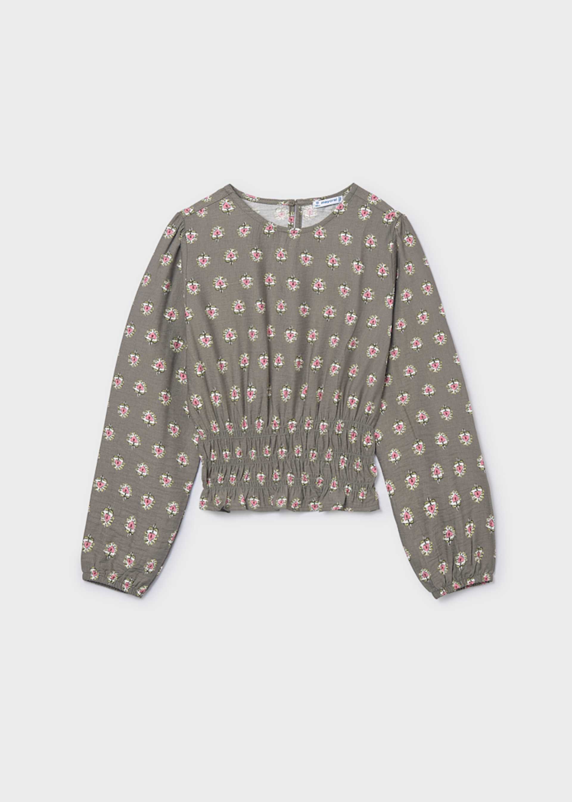 Girls printed blouse