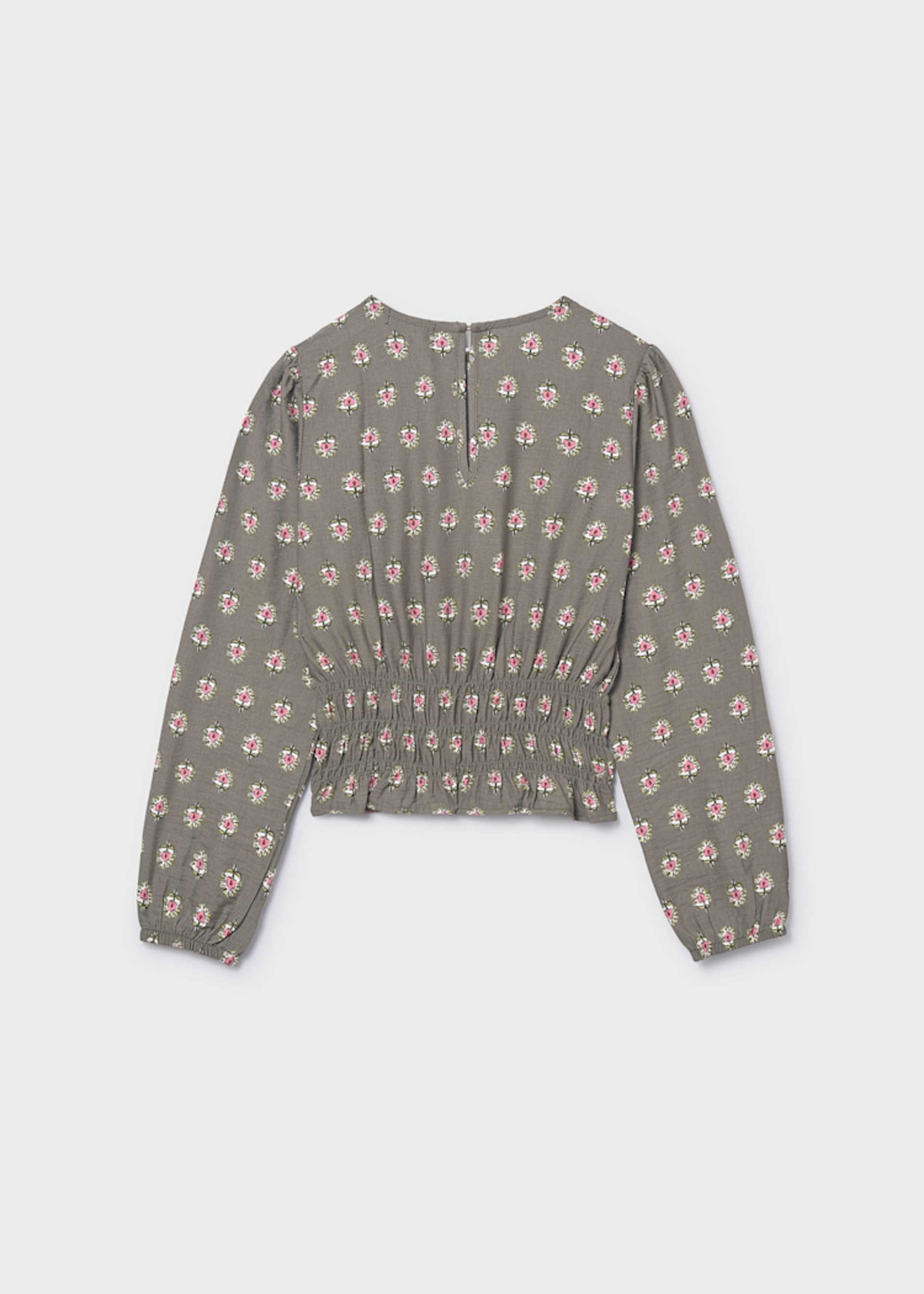 Girls printed blouse