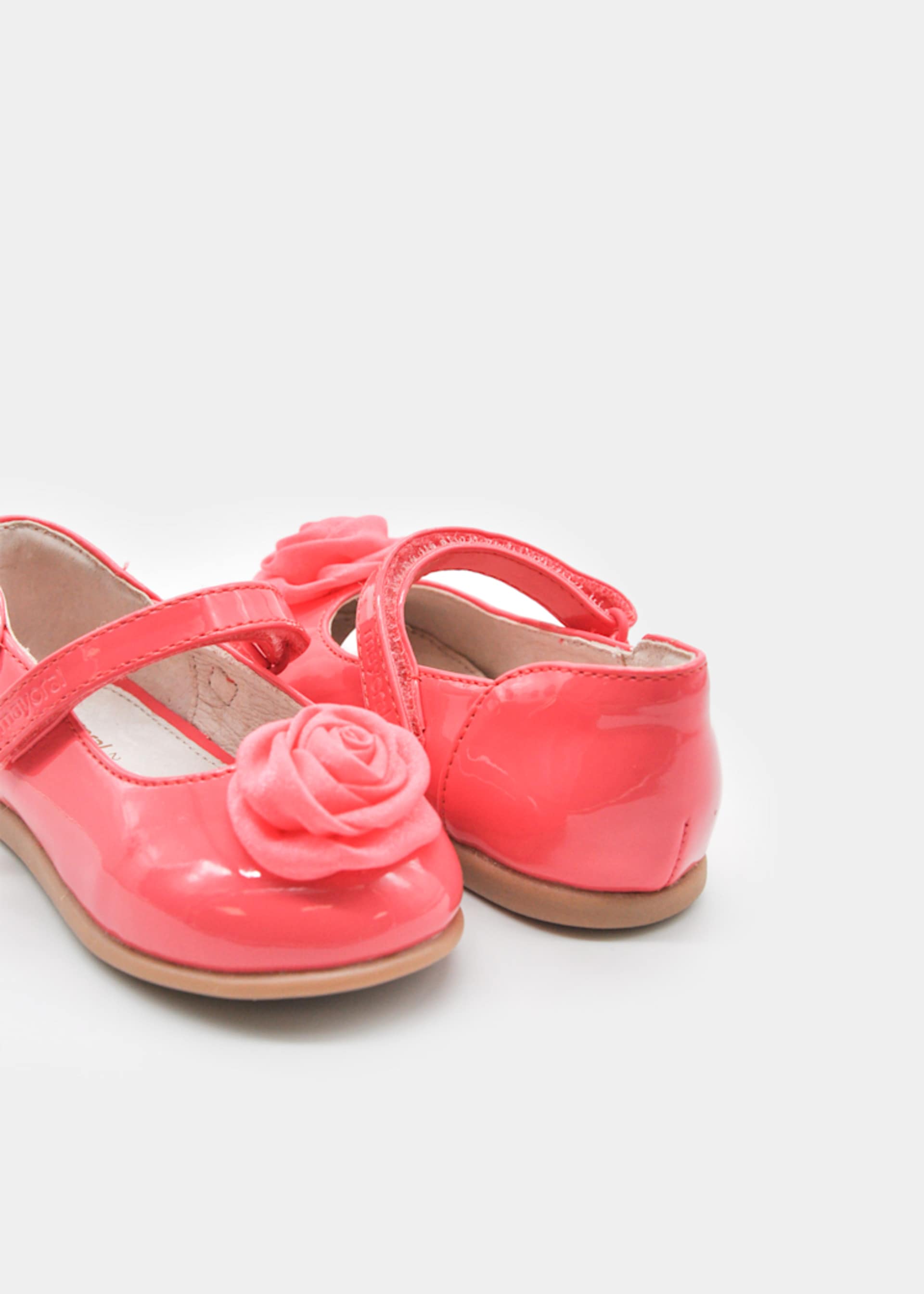 Ballerine vernice fiore neonata