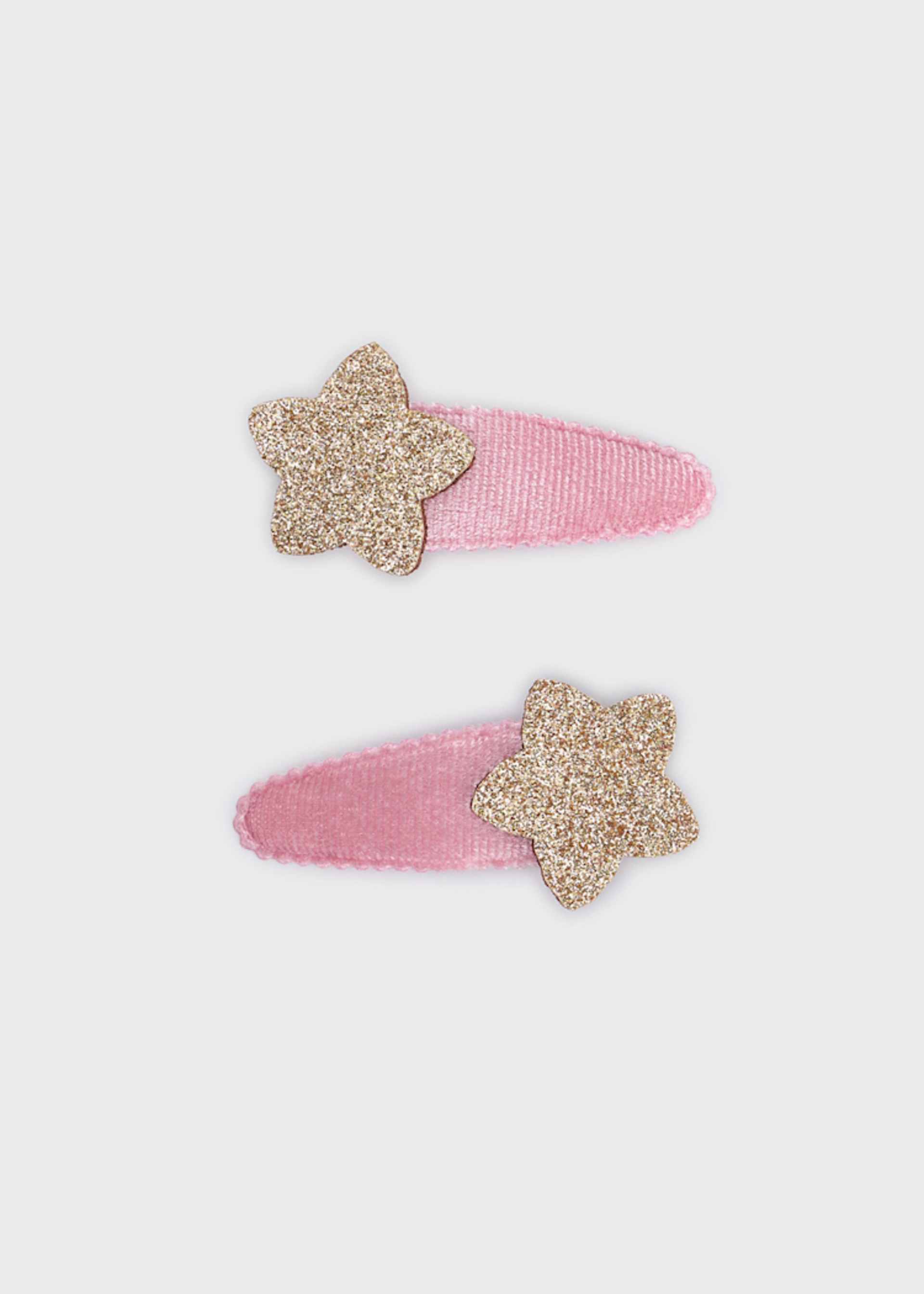 Set 2 fermagli stelle bambina