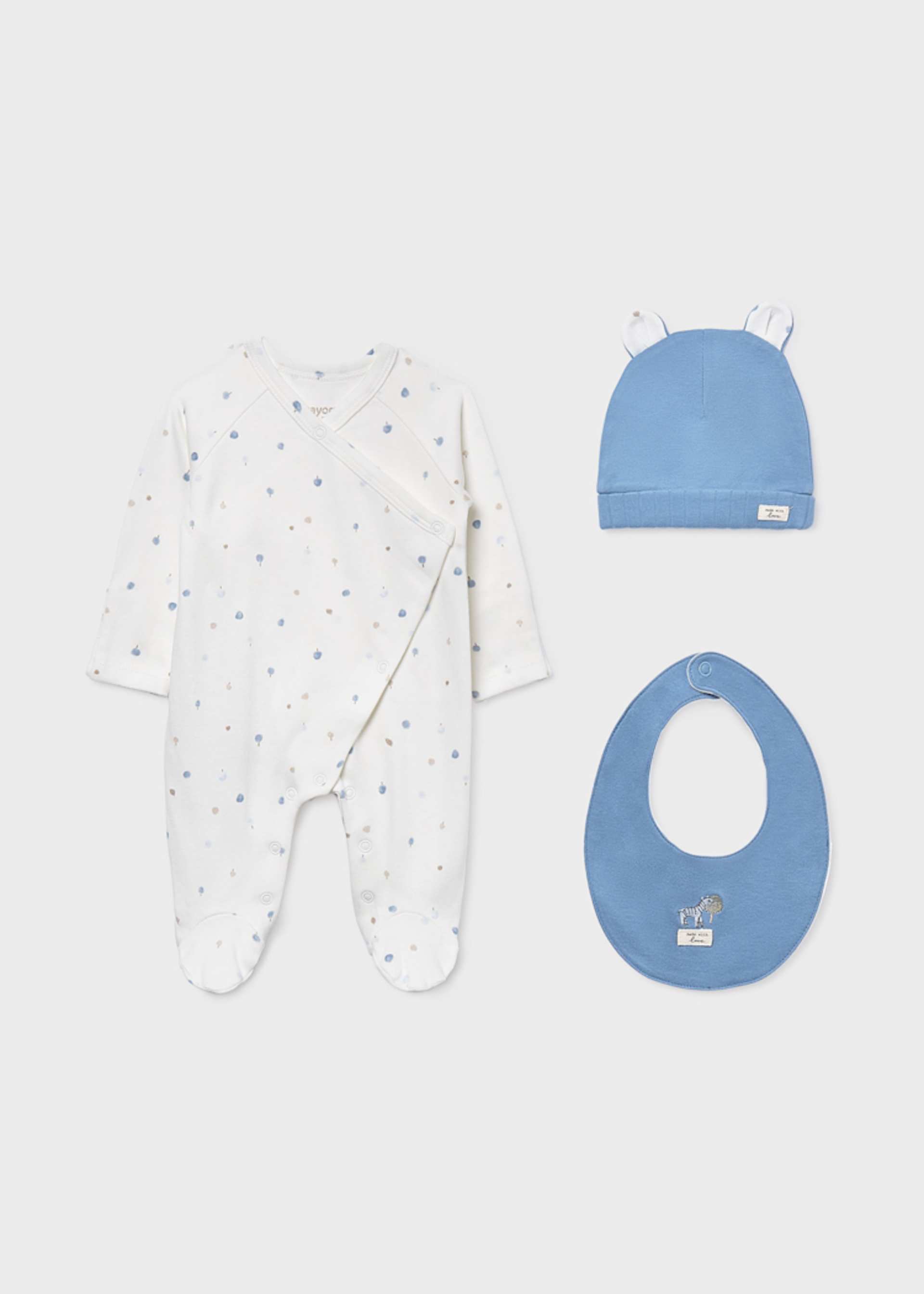 Baby unisex 3 piece gift set