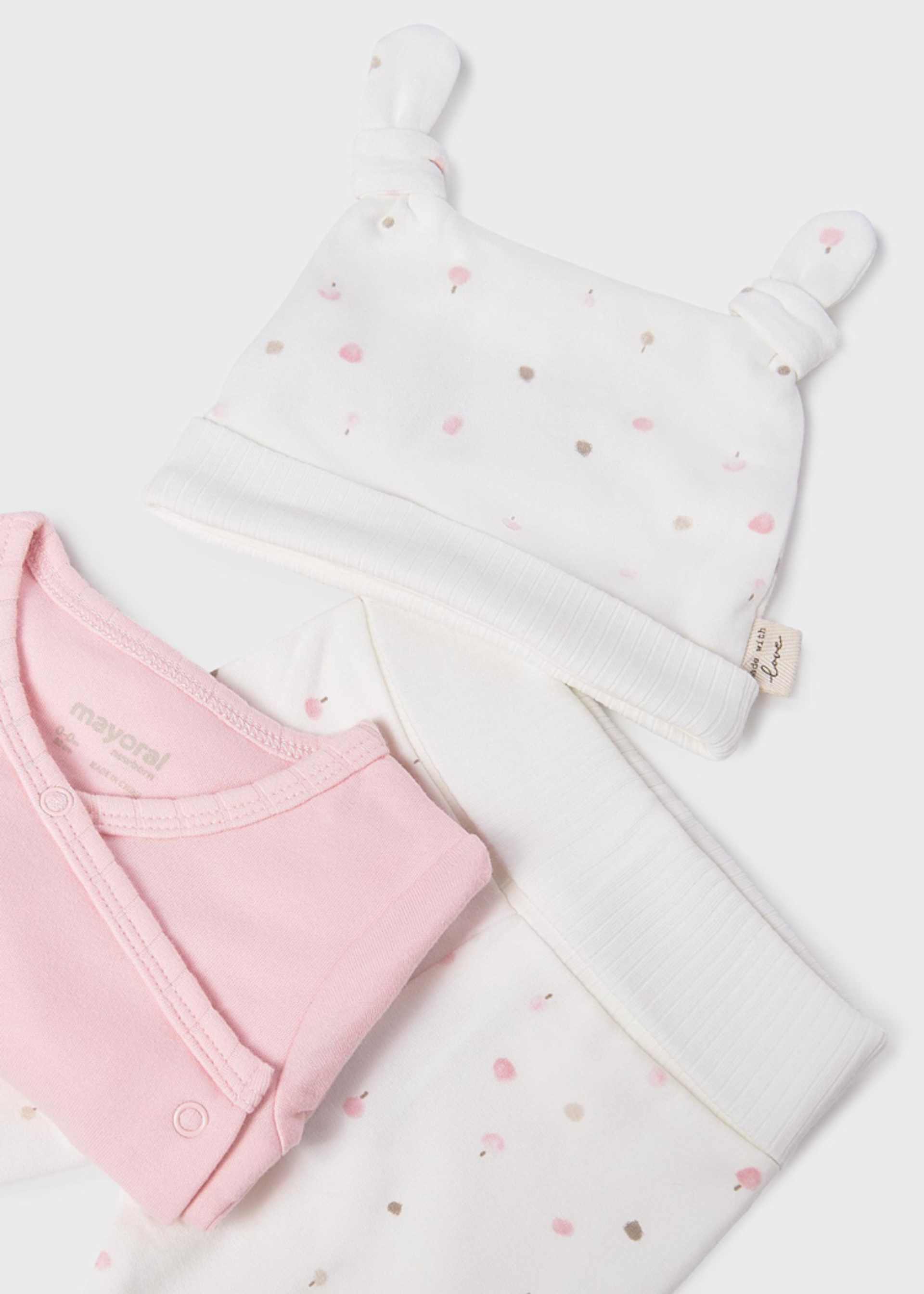 Coffret cadeau 3 pièces unisexe bébé