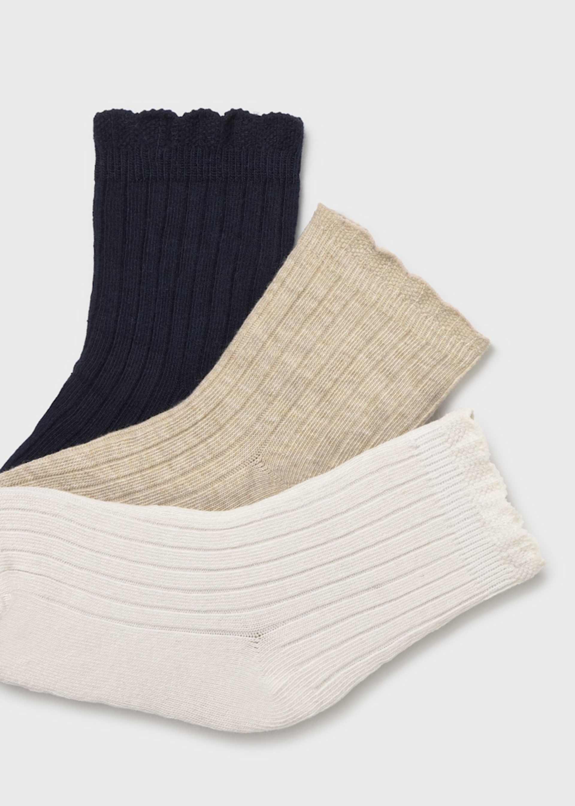 3-er Pack Socken gerippt Baby