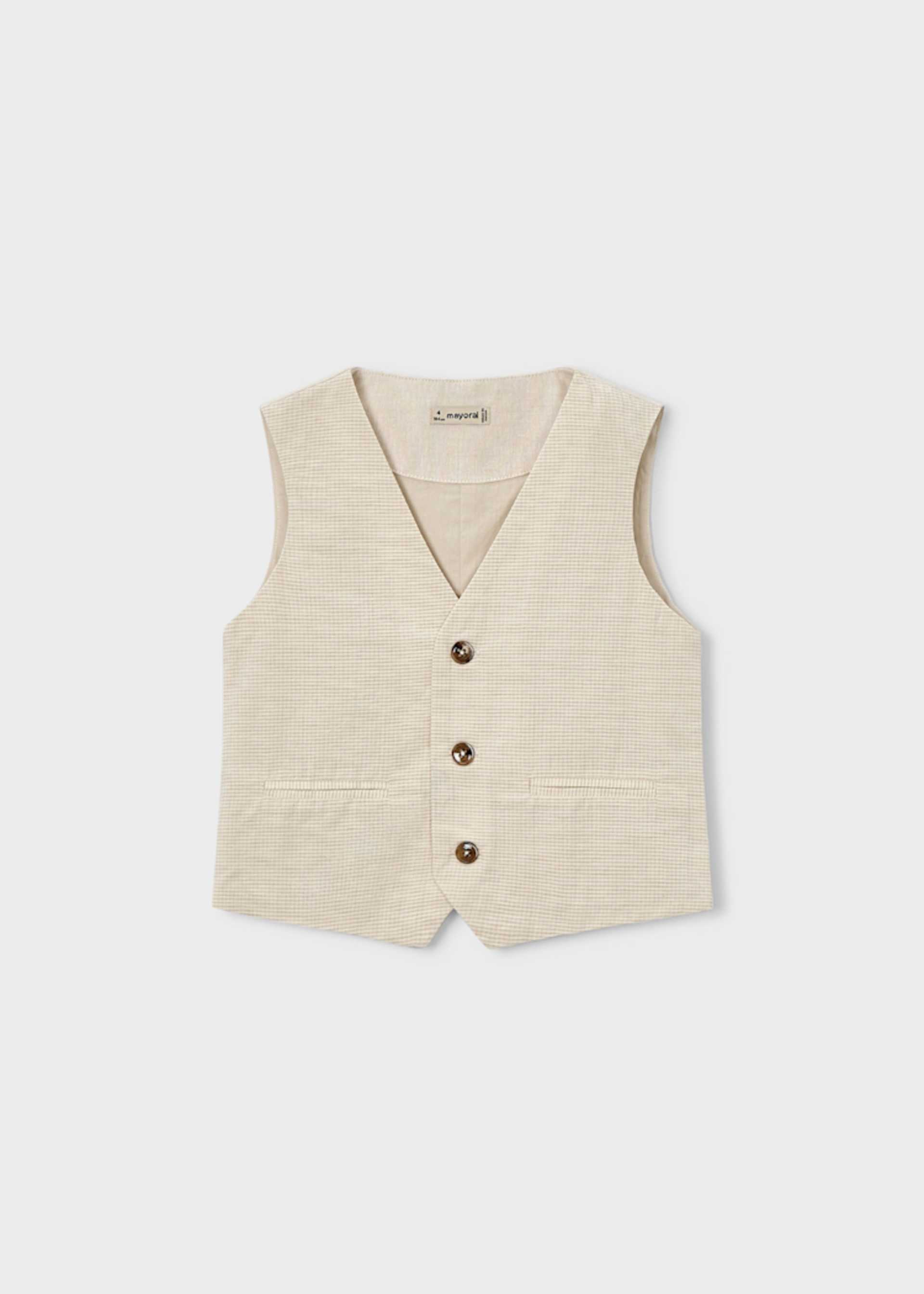 Gilet in lino bambino