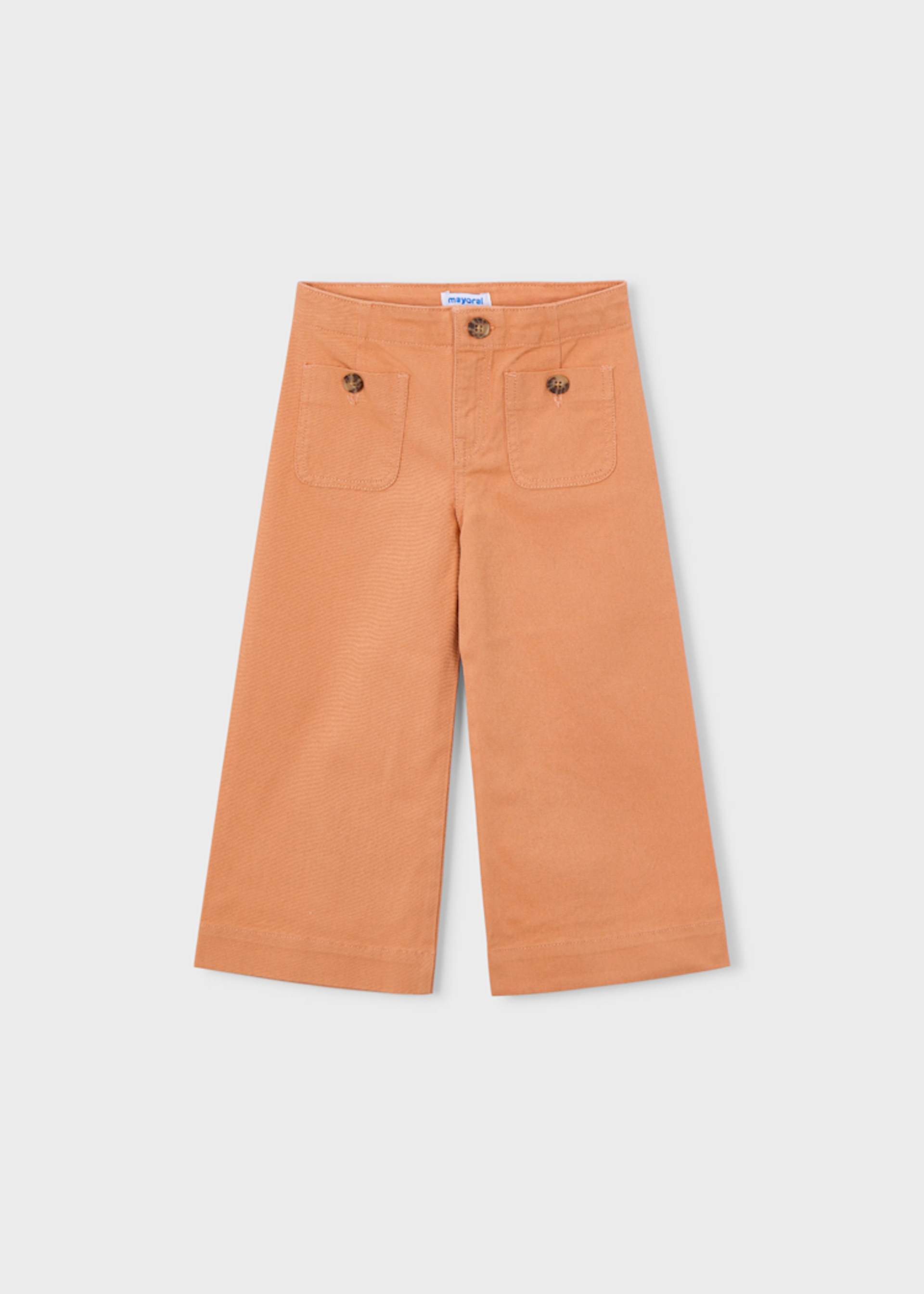 Pantalone lungo twill bambina